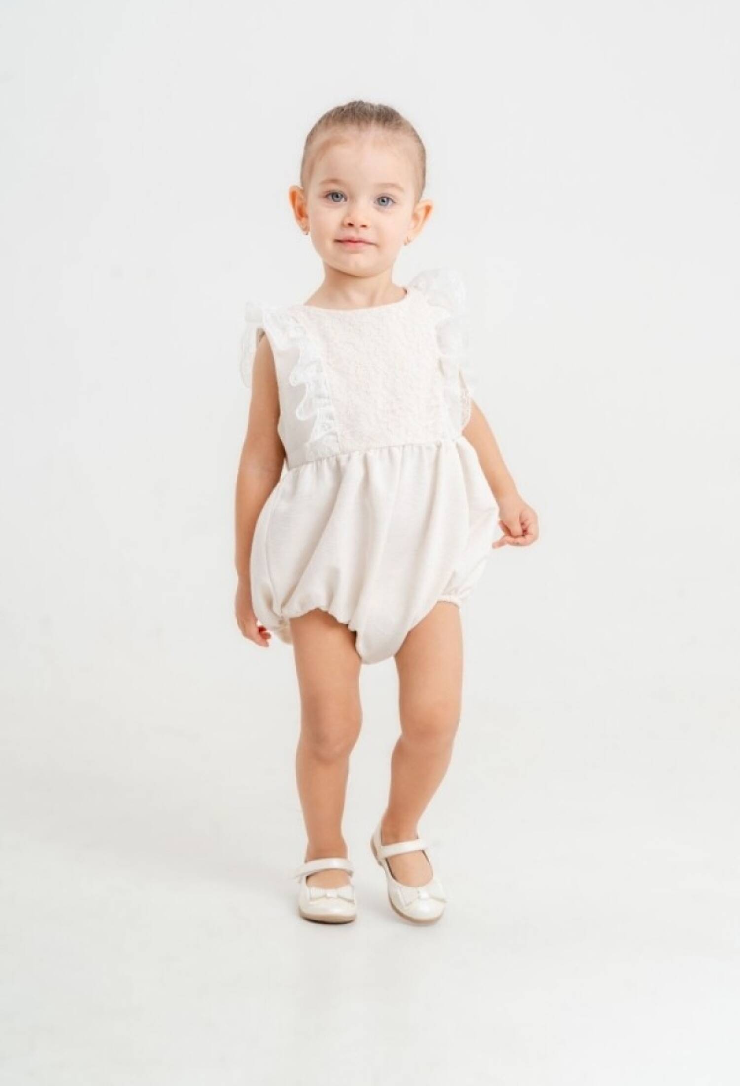 Toptan Bebek 4'lü Keten Dantelli Tulum 6-18M 1031-5892 - 1031-5892 - Brand: KidsRoom - Kids & Bby Clothes From Peralane Kids Turkey