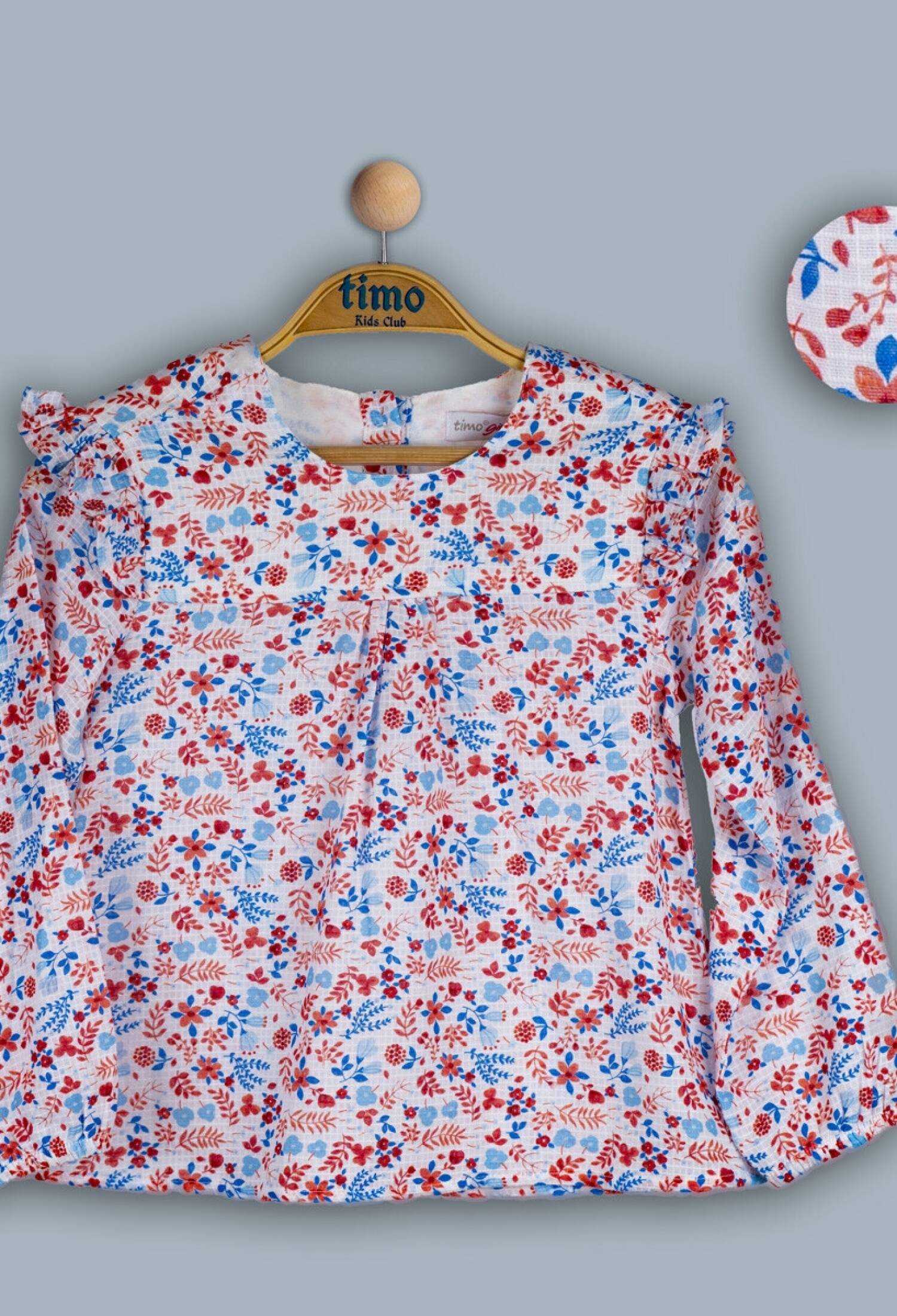 Toptan Kız Bebek Gömlek 6-24M 1018-TK4DÜ202241961 - 1018-TK4DÜ202241961 - Brand: Timo - Kids & Bby Clothes From Peralane Kids Turkey