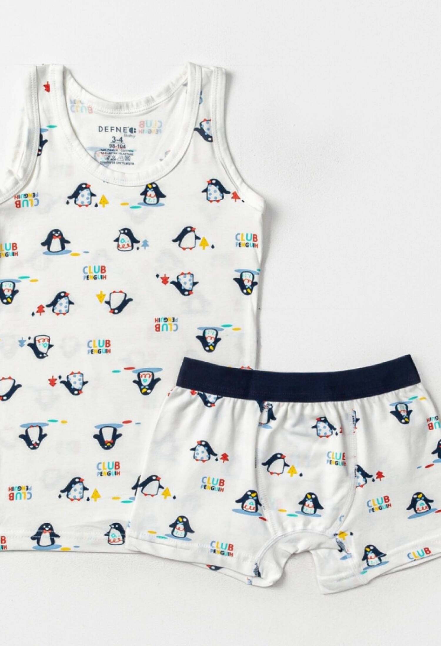 Toptan Kız Çocuk 2'li Atlet ve Boxer Set 2-10Y 1064-DFN-TK023-23 - 1064-DFN-TK023-23 - Brand: Defne - Kids & Bby Clothes From Peralane Kids Turkey