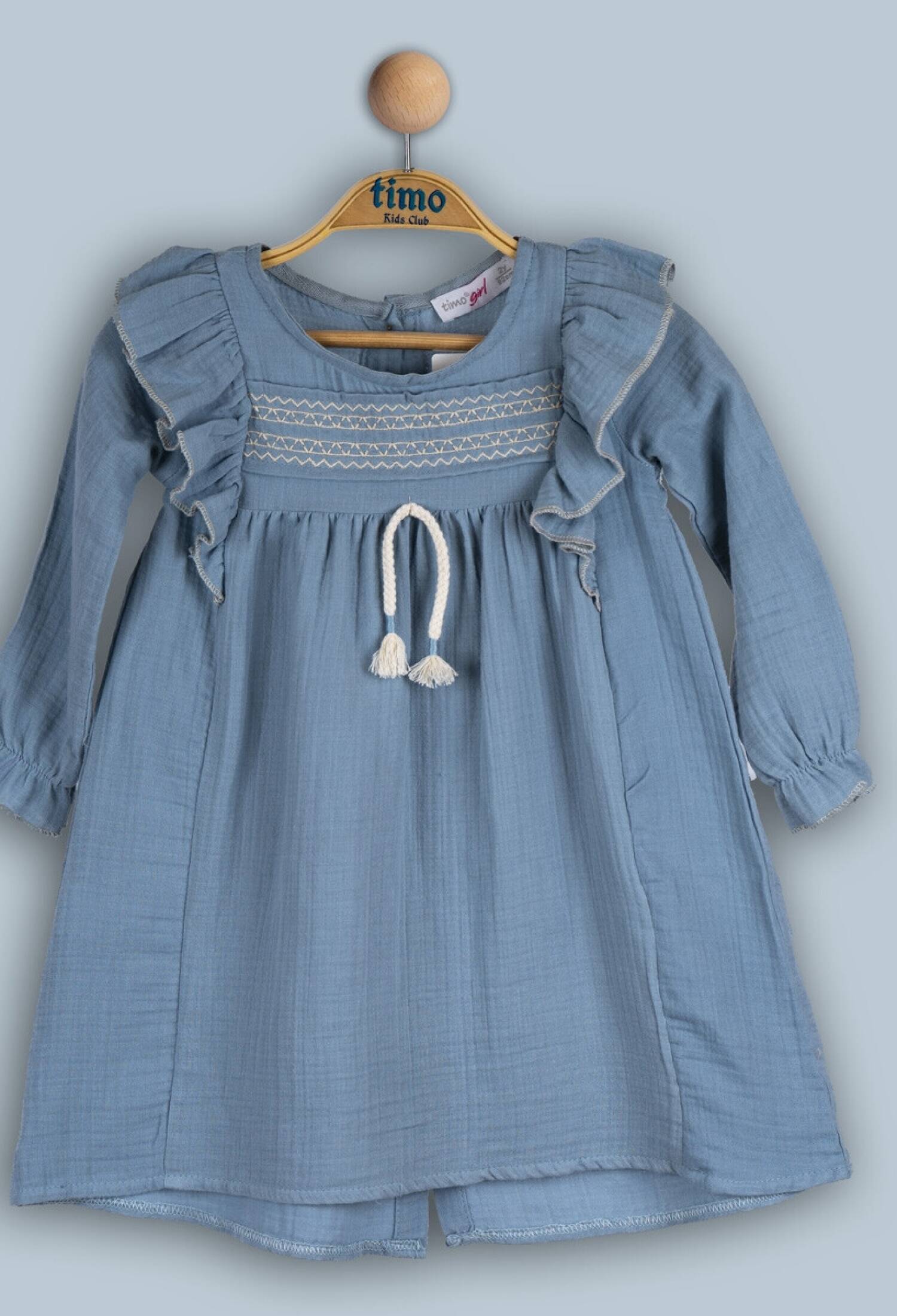 Toptan Kız Çocuk Elbise 2-5Y 1018-TK4DÜ082241872 - 1018-TK4DÜ082241872 - Brand: Timo - Kids & Bby Clothes From Peralane Kids Turkey