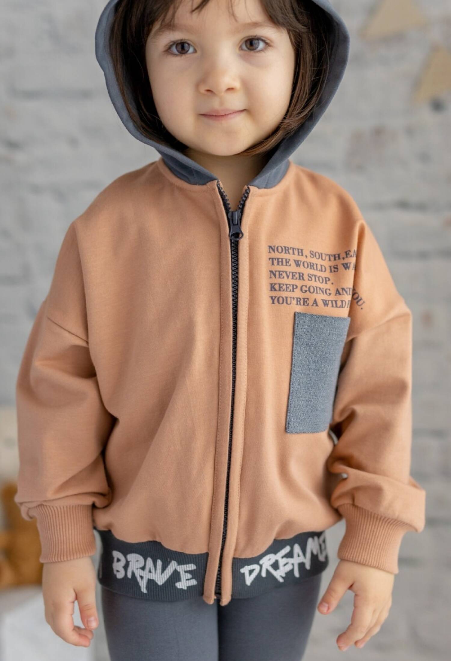 Toptan Kız Çocuk Kapüşonlu Fermuarlı Sweatshirt 6-12Y 1070-232Z4GZN26 - 1070-232Z4GZN26 - Brand: Zeyland - Kids & Bby Clothes From Peralane Kids Turkey