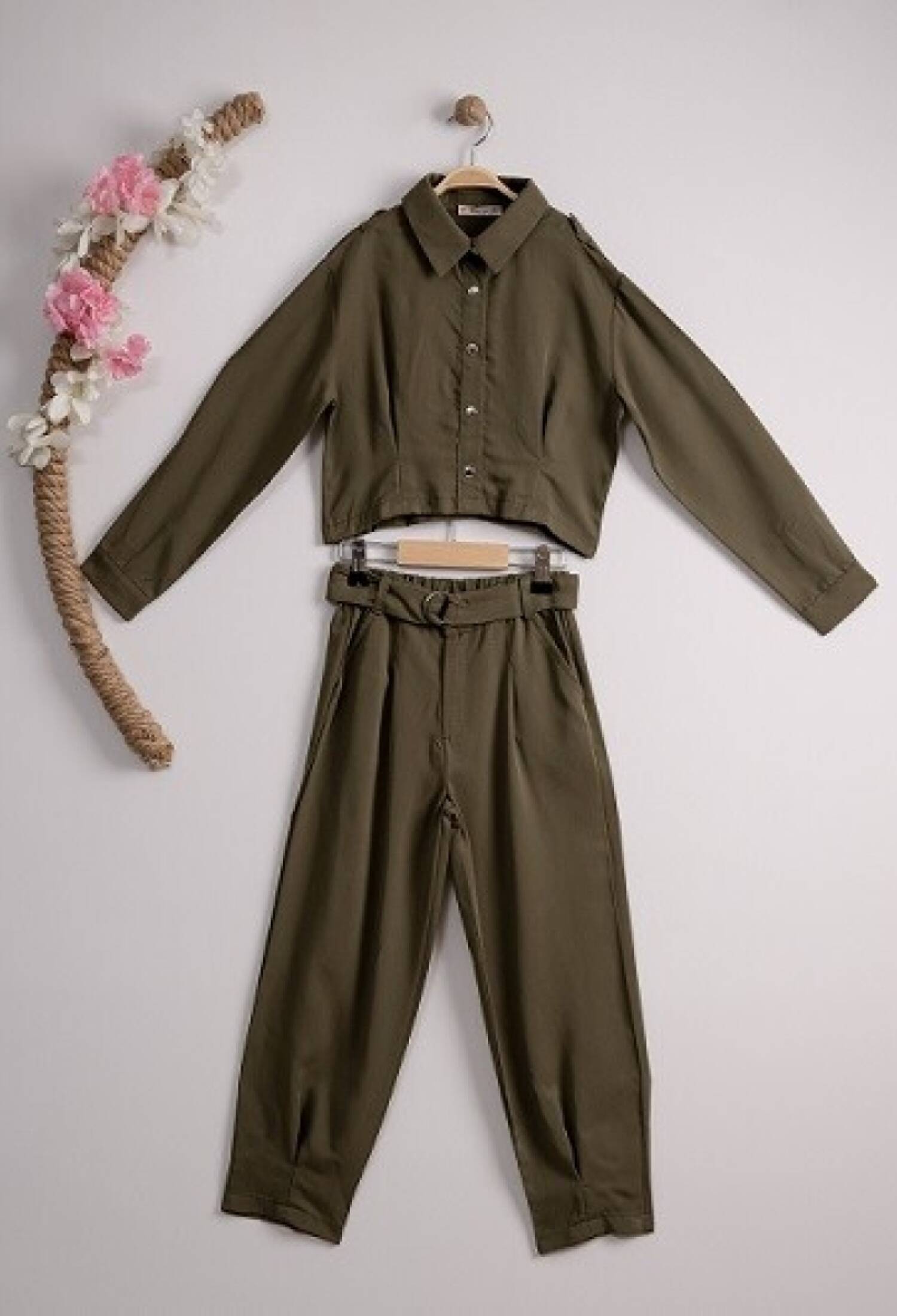 Toptan Kız Çocuk Pantolonlu 2'li Takım 7-10Y 1016-23109 - 1016-23109 - Brand: Büşra Bebe - Kids & Bby Clothes From Peralane Kids Turkey