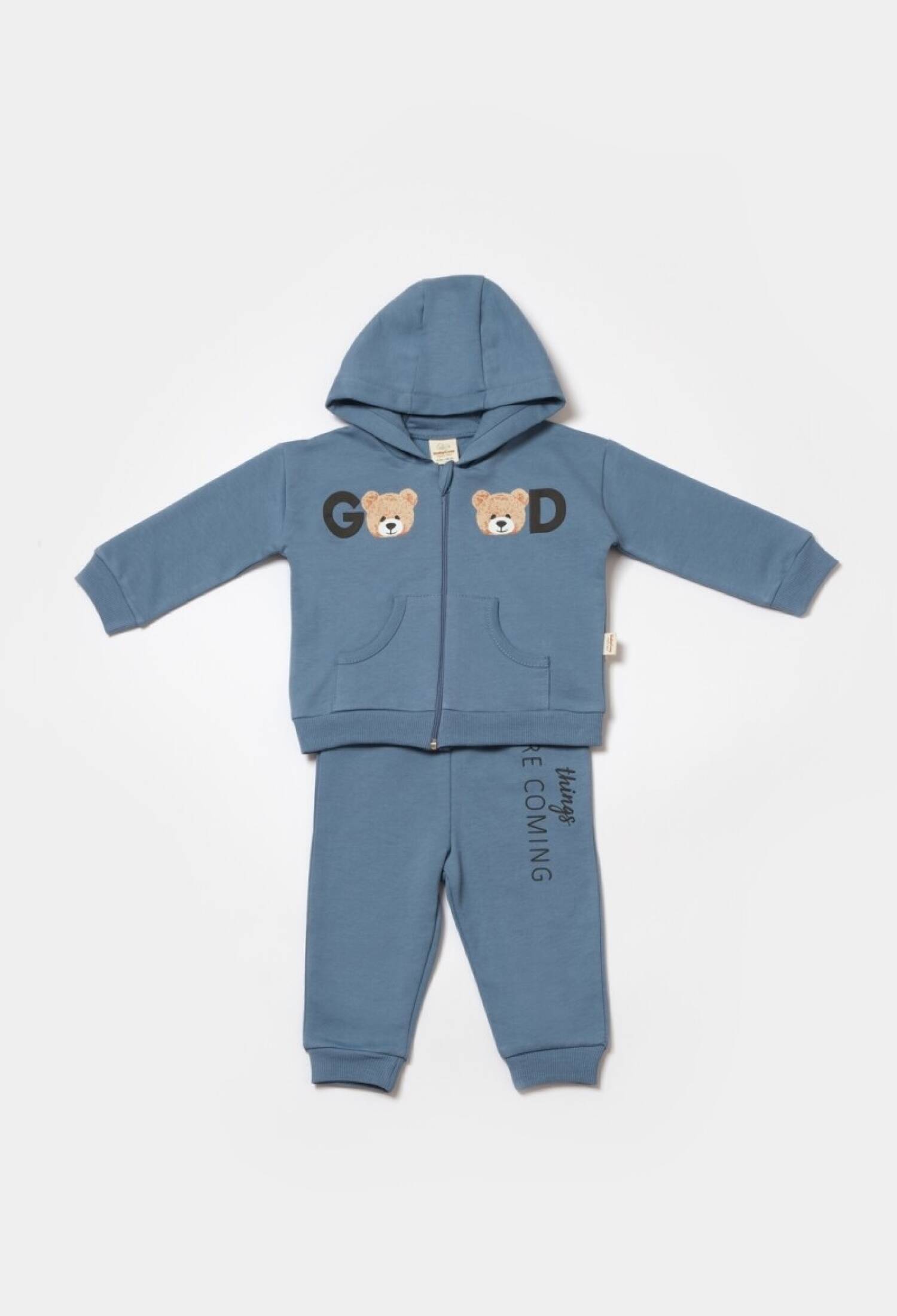 Toptan Unisex Bebek 2'li Hırka ve Pantolon Takımı 3-24M %100 Organik Pamuk Cosy 2022-CSY8005 - 2022-CSY8005 - Brand: BabyCosy - Kids & Bby Clothes From Peralane Kids Turkey