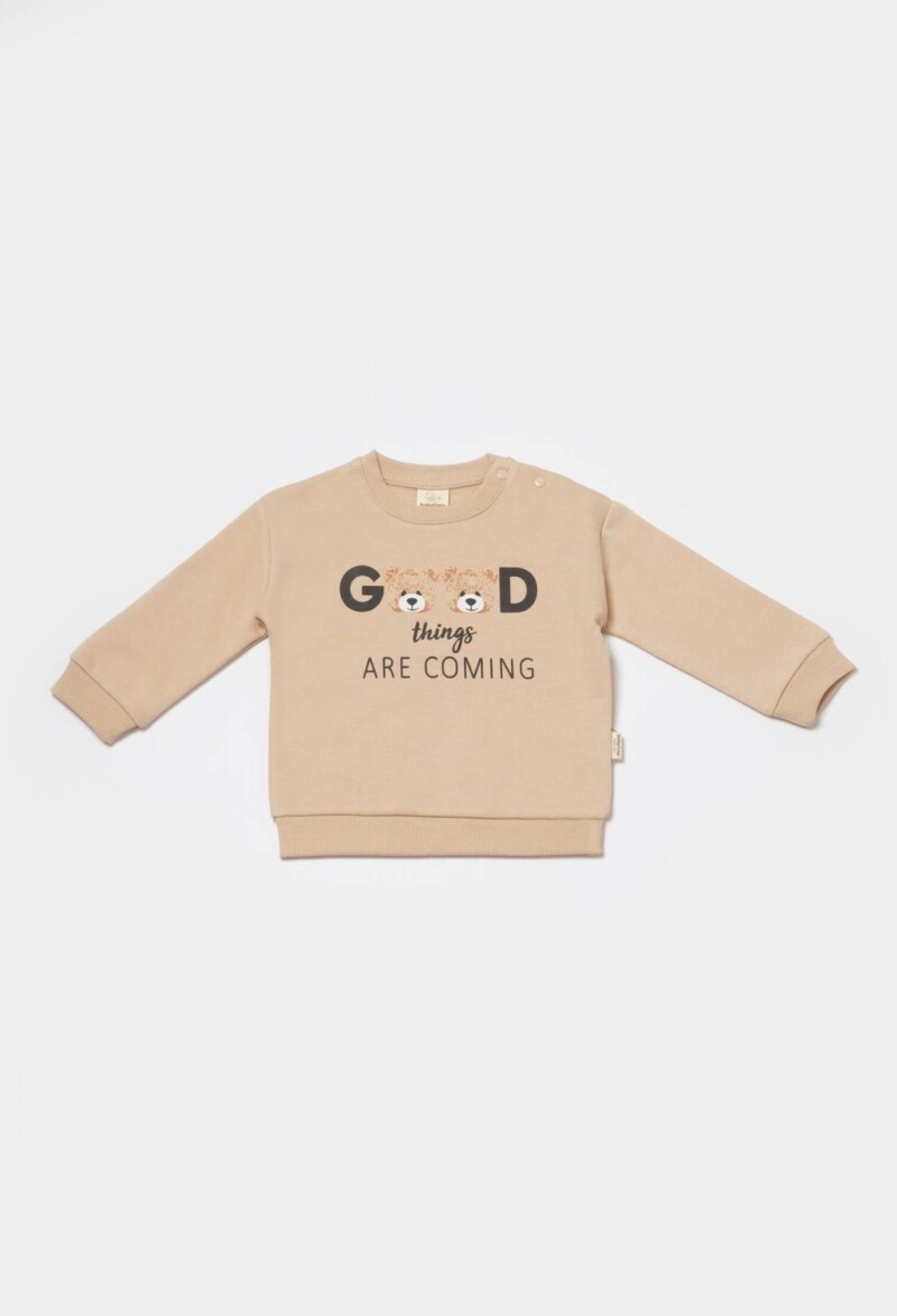 Toptan Unisex Bebek Sweatshirt %100 Organik Pamuk 3-24M Baby Cosy 2022-CSY8015 - 2022-CSY8015 - Brand: BabyCosy - Kids & Bby Clothes From Peralane Kids Turkey