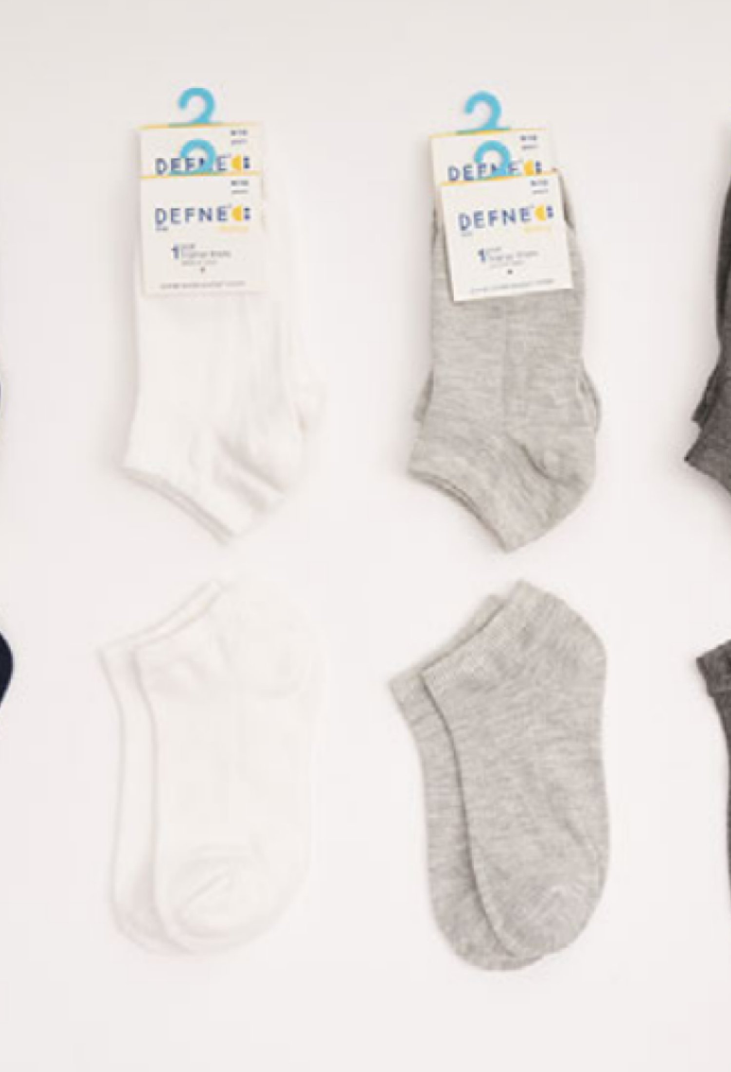 Toptan Unisex Çocuk 12 Çift Patik Çorap 1064-DFNÇ-1PE002-23(7-8) - 1064-DFNÇ-1PE002-23(7-8) - Brand: Defne - Kids & Bby Clothes From Peralane Kids Turkey