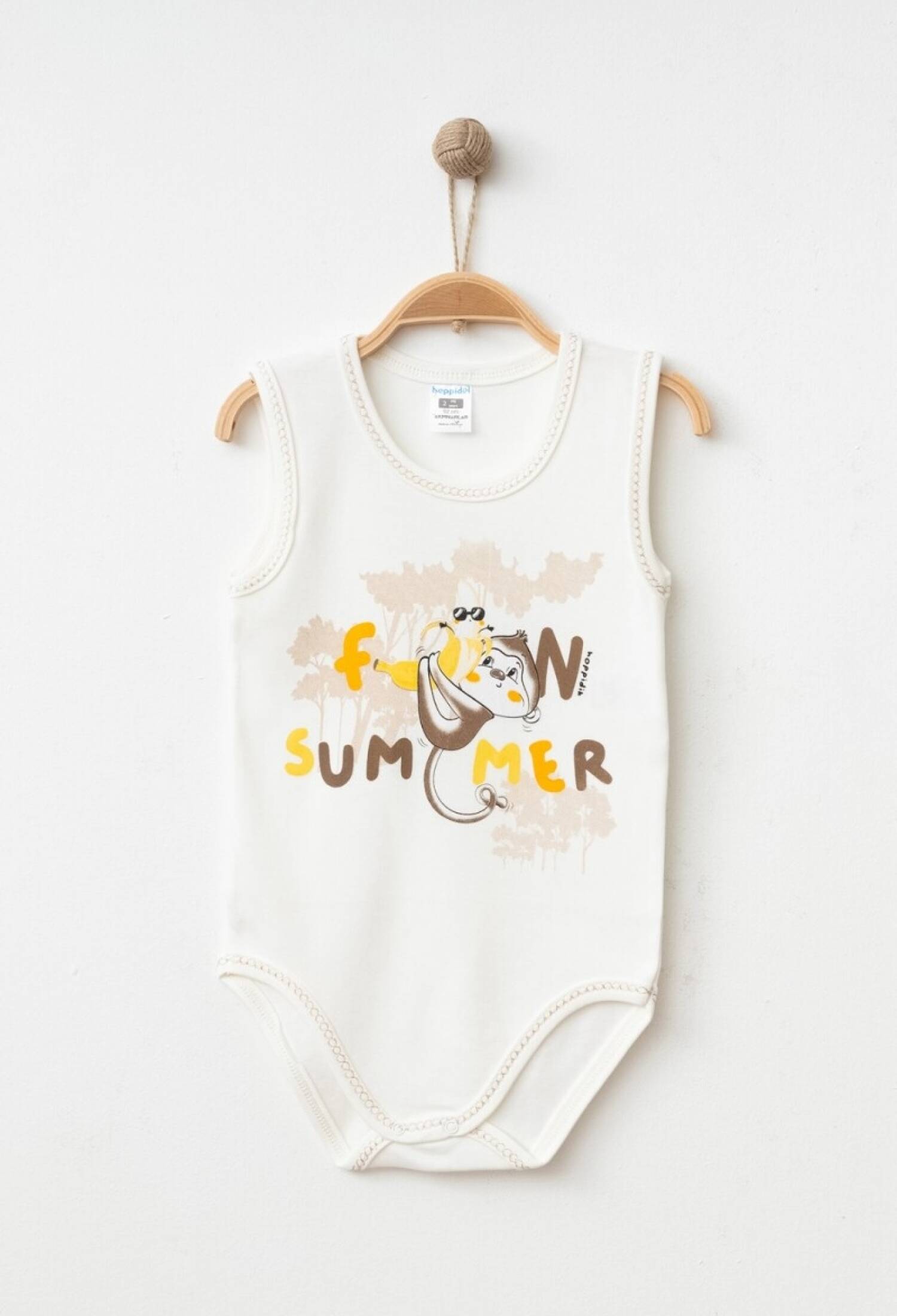 Toptan Unisex Çocuk Baskılı Badi 2-4Y 2017-7166 - 2017-7166 - Brand: Hoppidik - Kids & Bby Clothes From Peralane Kids Turkey