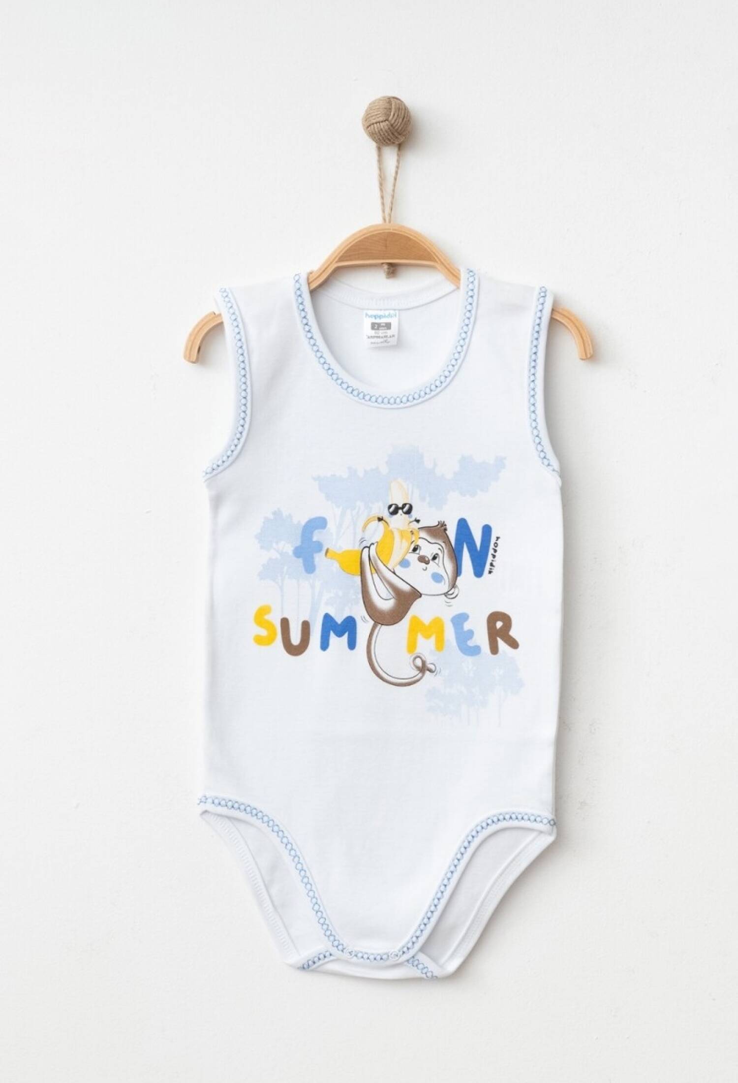 Toptan Unisex Çocuk Baskılı Badi 2-4Y 2017-7166 - 2017-7166 - Brand: Hoppidik - Kids & Bby Clothes From Peralane Kids Turkey