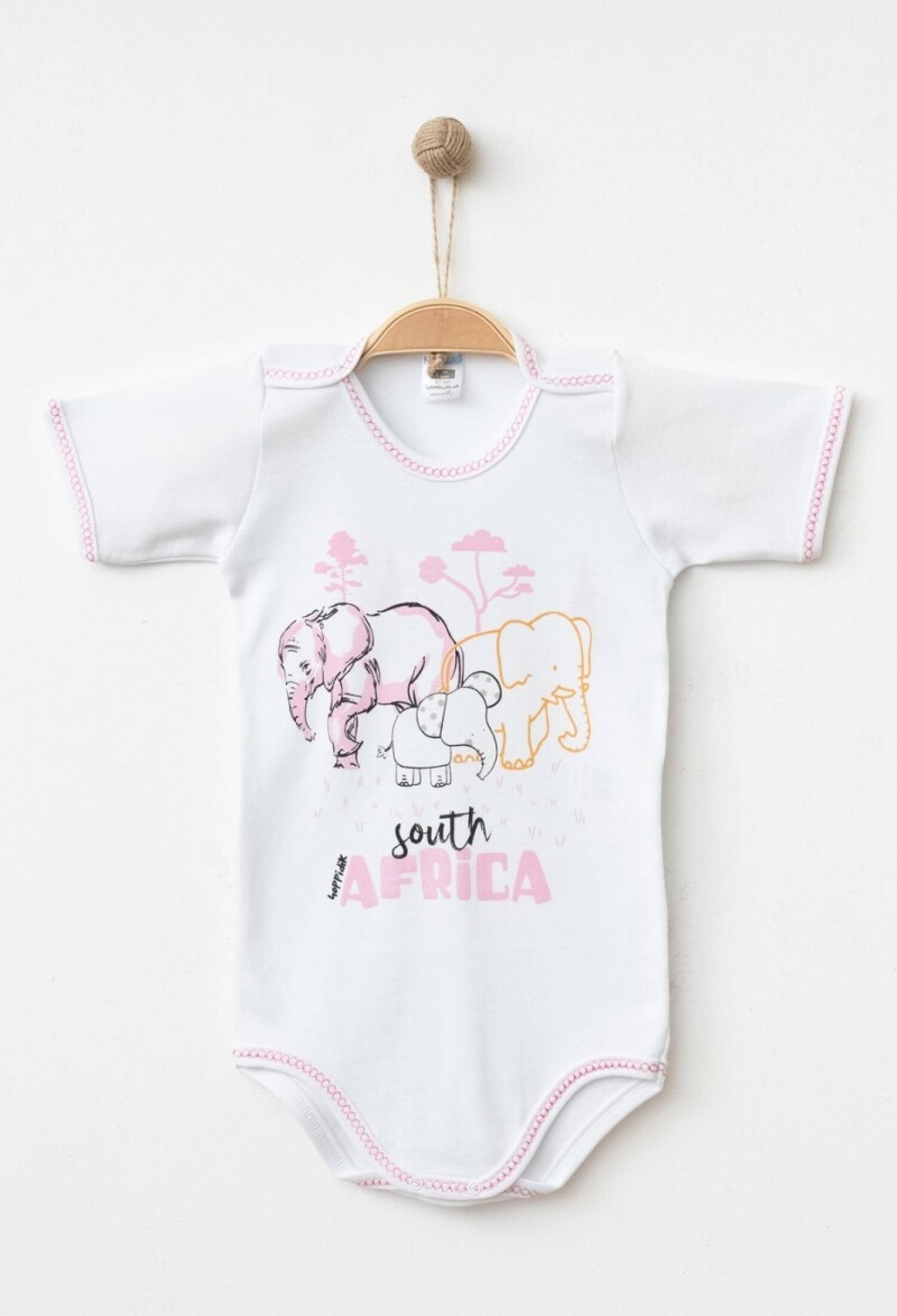 Toptan Unisex Çocuk Çıtçıtlı Badi 2-4Y 2017-7136 - 2017-7136 - Brand: Hoppidik - Kids & Bby Clothes From Peralane Kids Turkey