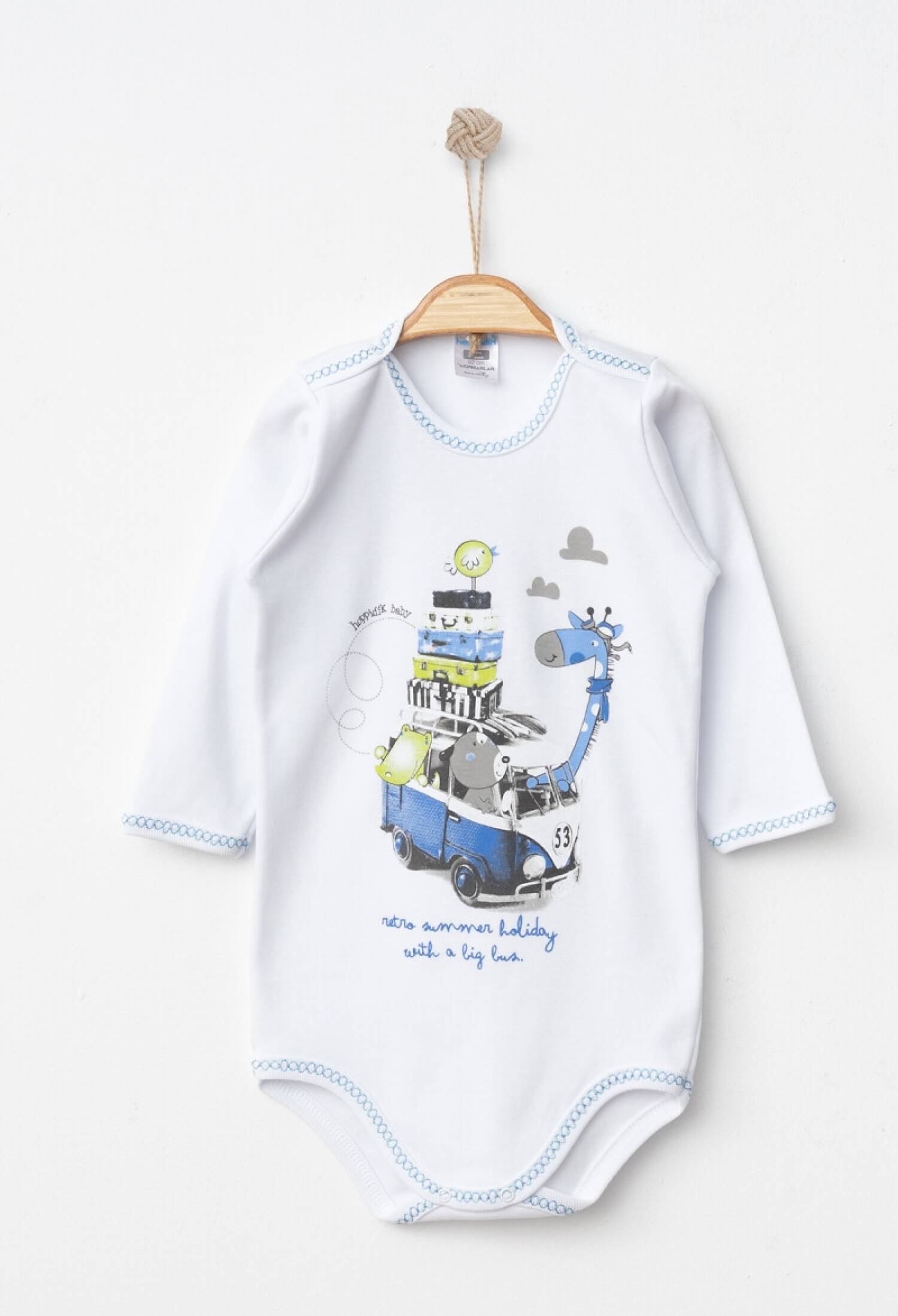 Toptan Unisex Çocuk Uzun Kollu Badi 2-4Y 2017-7173 - 2017-7173 - Brand: Hoppidik - Kids & Bby Clothes From Peralane Kids Turkey