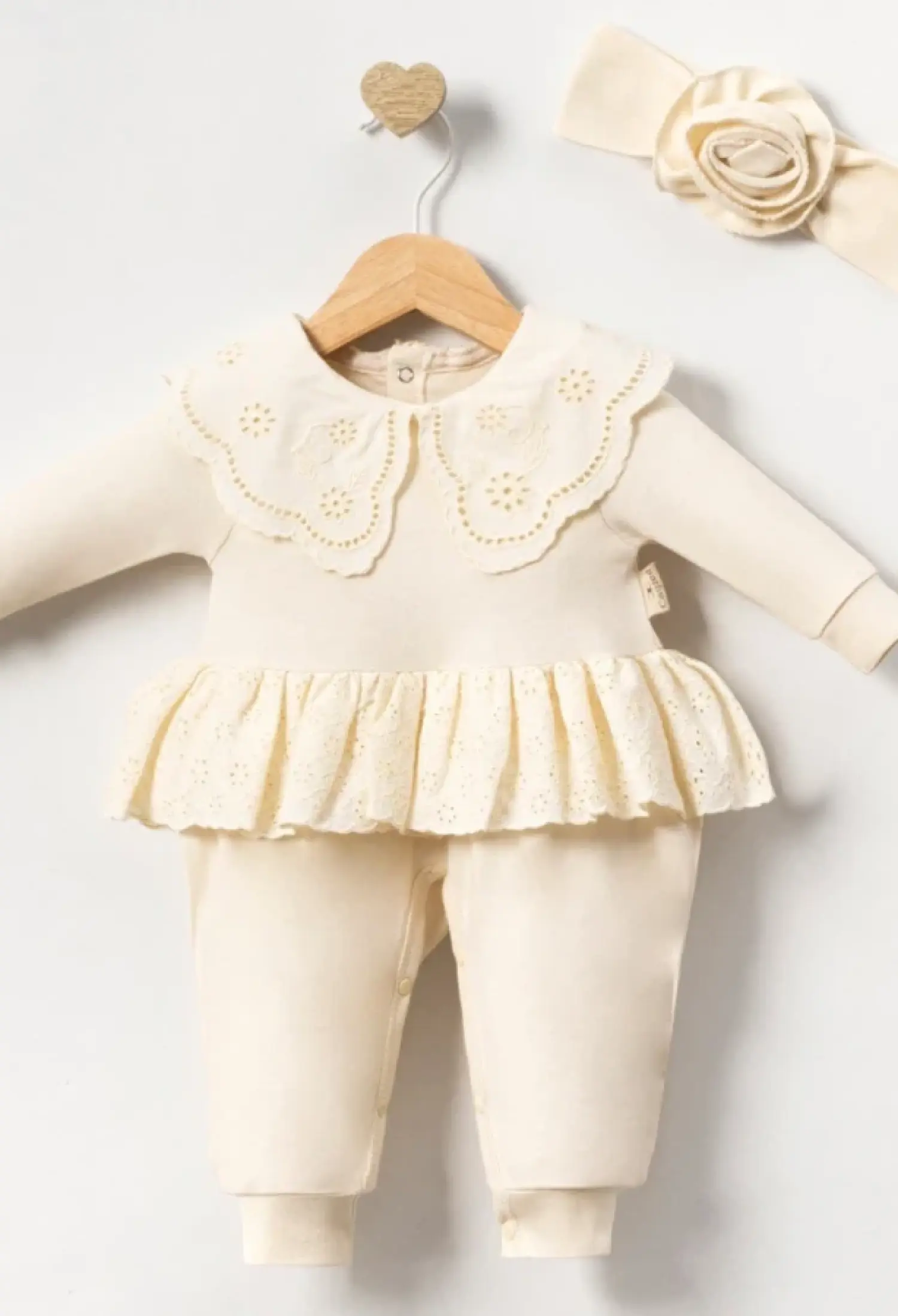 Yakalı Kız Bebe Tulum - Brand: CAYZEN - Kids & Bby Clothes From Peralane Kids Turkey