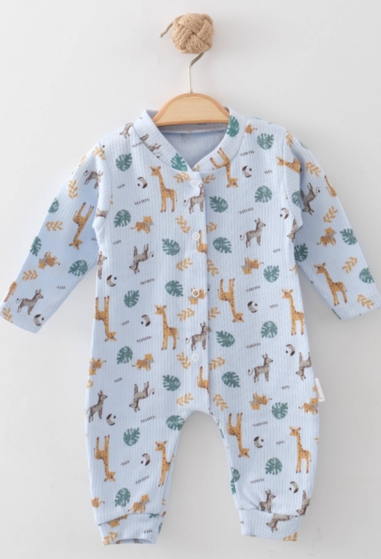 Zürafa Desenli Raporlu Unisex Bebe Tulum - Brand: NAYINOM - Kids & Bby Clothes From Peralane Kids Turkey