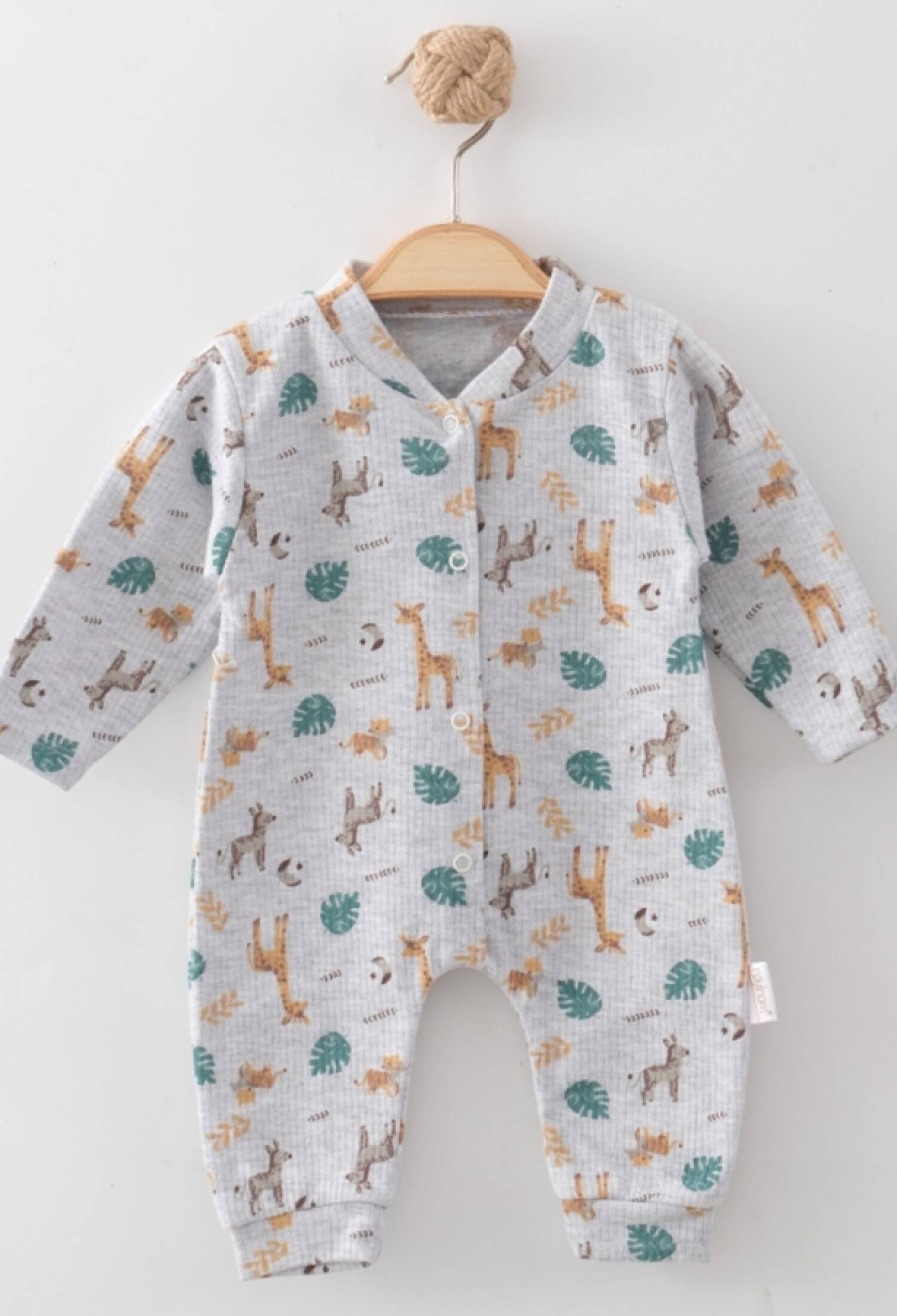 Zürafa Desenli Raporlu Unisex Bebe Tulum - Brand: NAYINOM - Kids & Bby Clothes From Peralane Kids Turkey