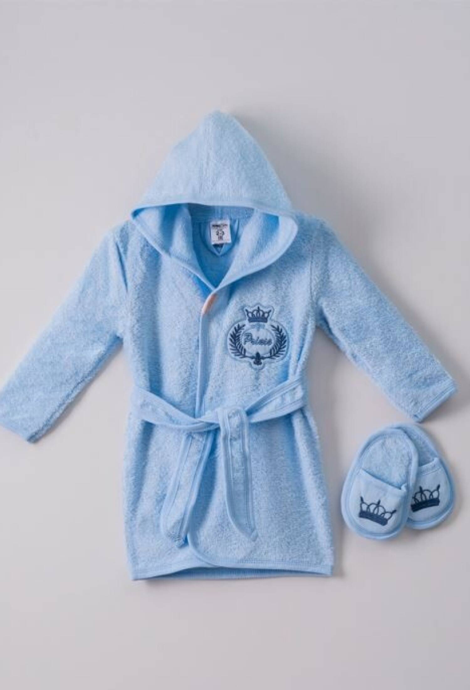 1-4 Years Old, 2-Piece Baby Boy Bathrobe Set, Ramel Kids 1072-452E