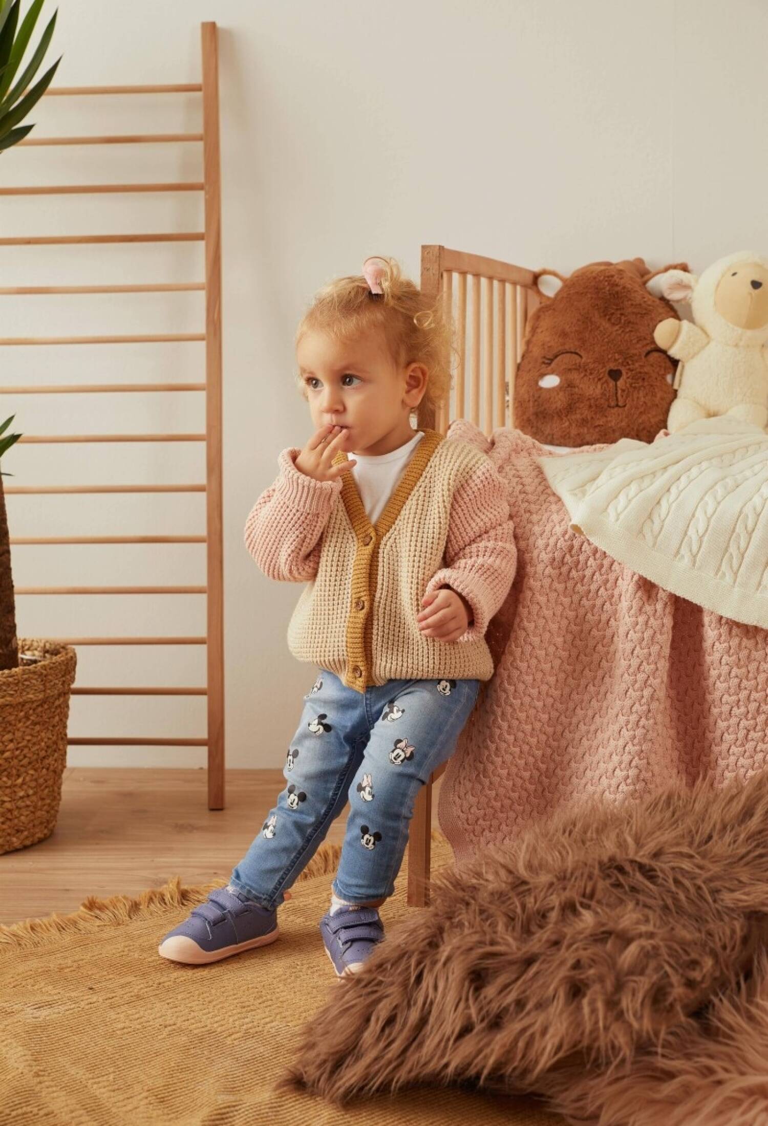 100% Organic Cotton With GOTS Certified Knitwear Color Block Cardigan 3-12M Uluda? Tirko 1061-21066 - 1061-21066