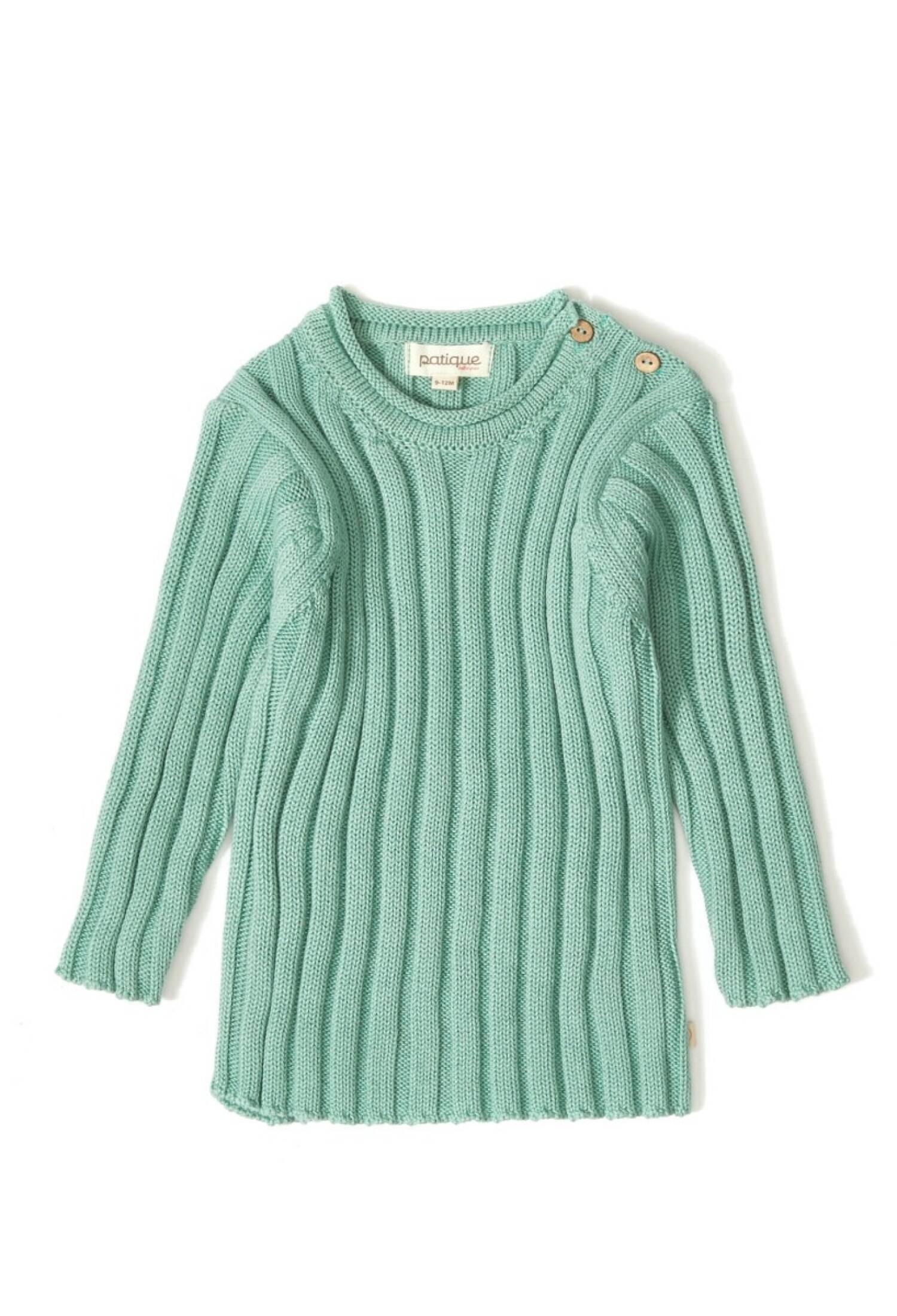 100% Organic Cotton With GOTS Certified Knitwear Ribbed Sweater 12-36M Uluda? Triko 1061--121064 - 1061--121064