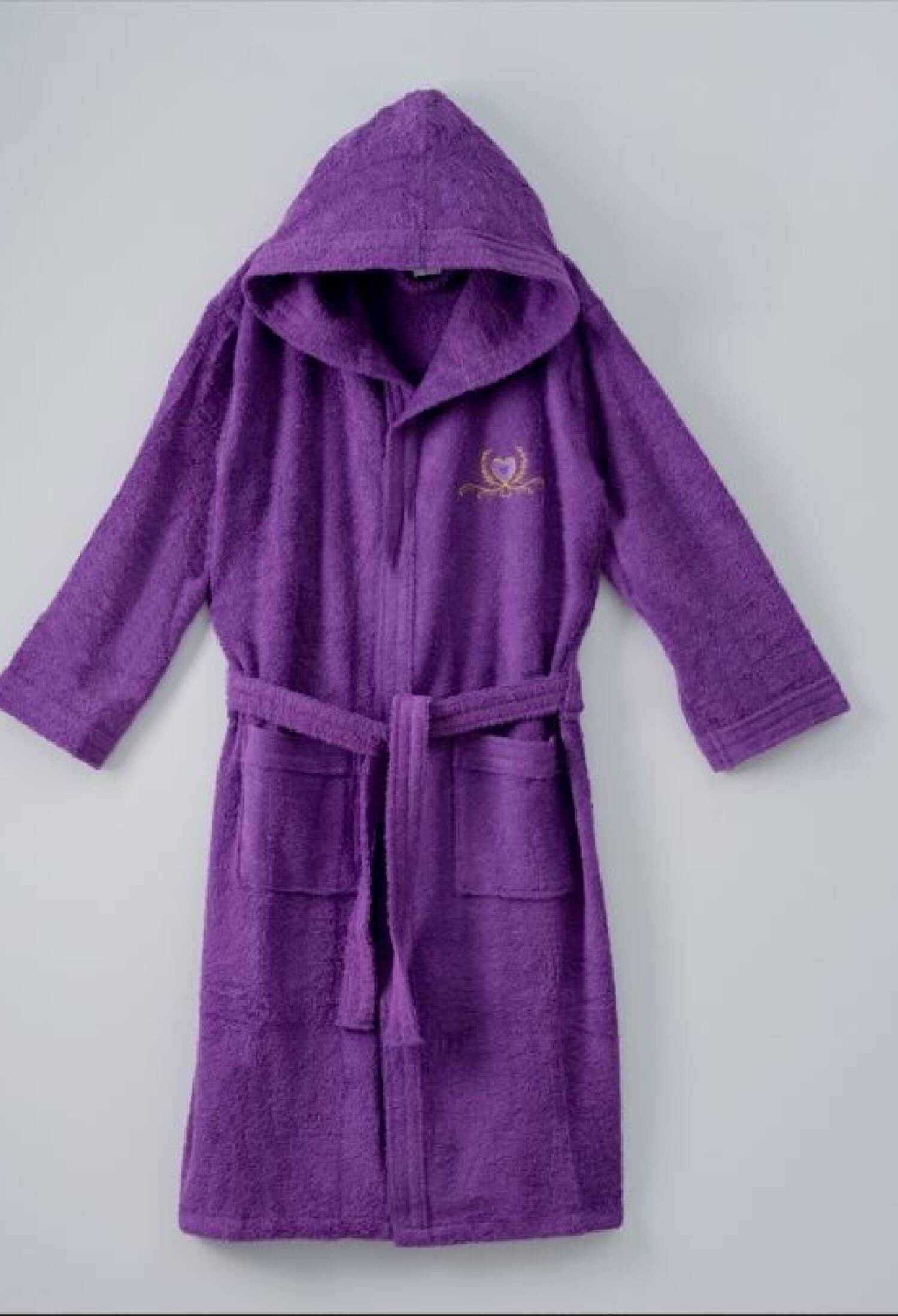 13-16 Years Old Girls' Bathrobe Ramel Textile 1072-406