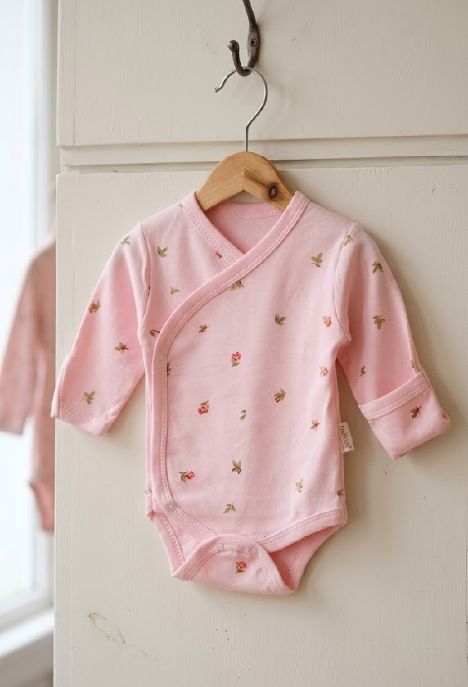 Girl's Tulle Romper with Tulip Pattern and Snaps