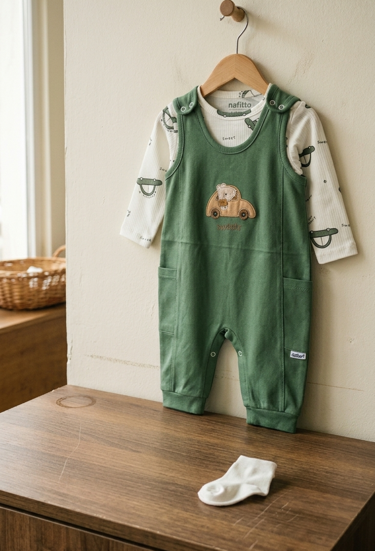 Car Pattern Baby Boys Jumpsuit