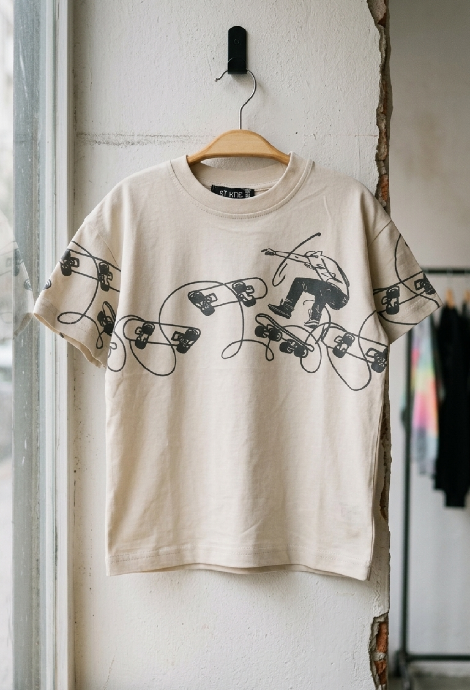 Skate Print Men's T-Shirt