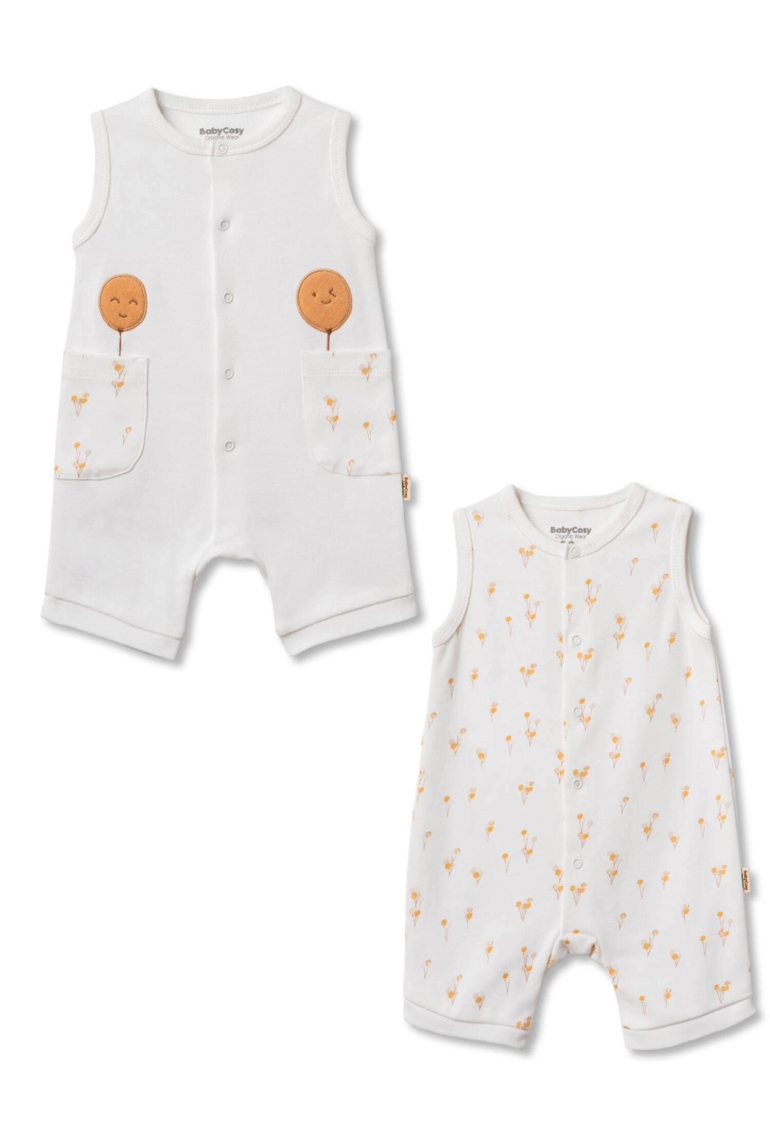2 PCS SHORT ROMPER - CSY3060 - Brand: BabyCosy - Kids & Bby Clothes From Peralane Kids Turkey