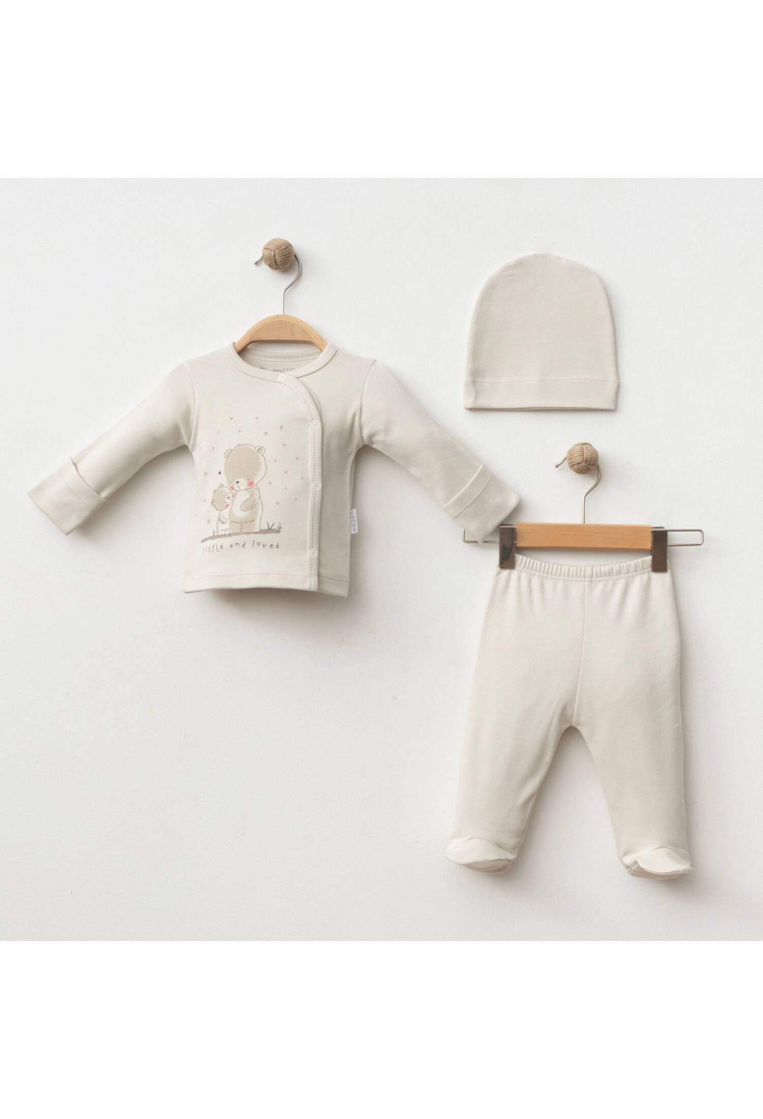 Baby Bear Print 3-Piece Set