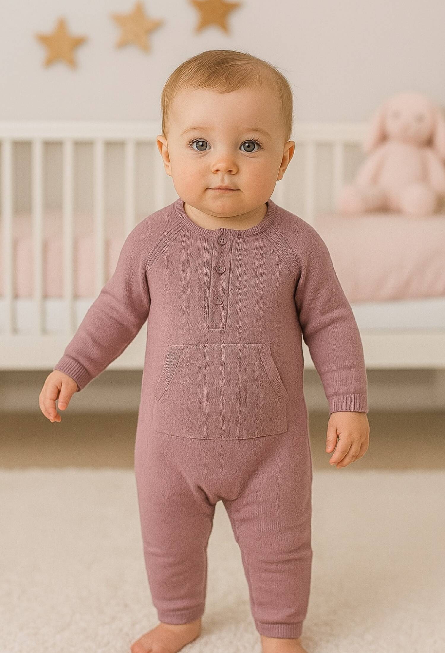 Knitted Baby Romper - 1004 - Brand: Has Bereket - Kids & Bby Clothes From Peralane Kids Turkey