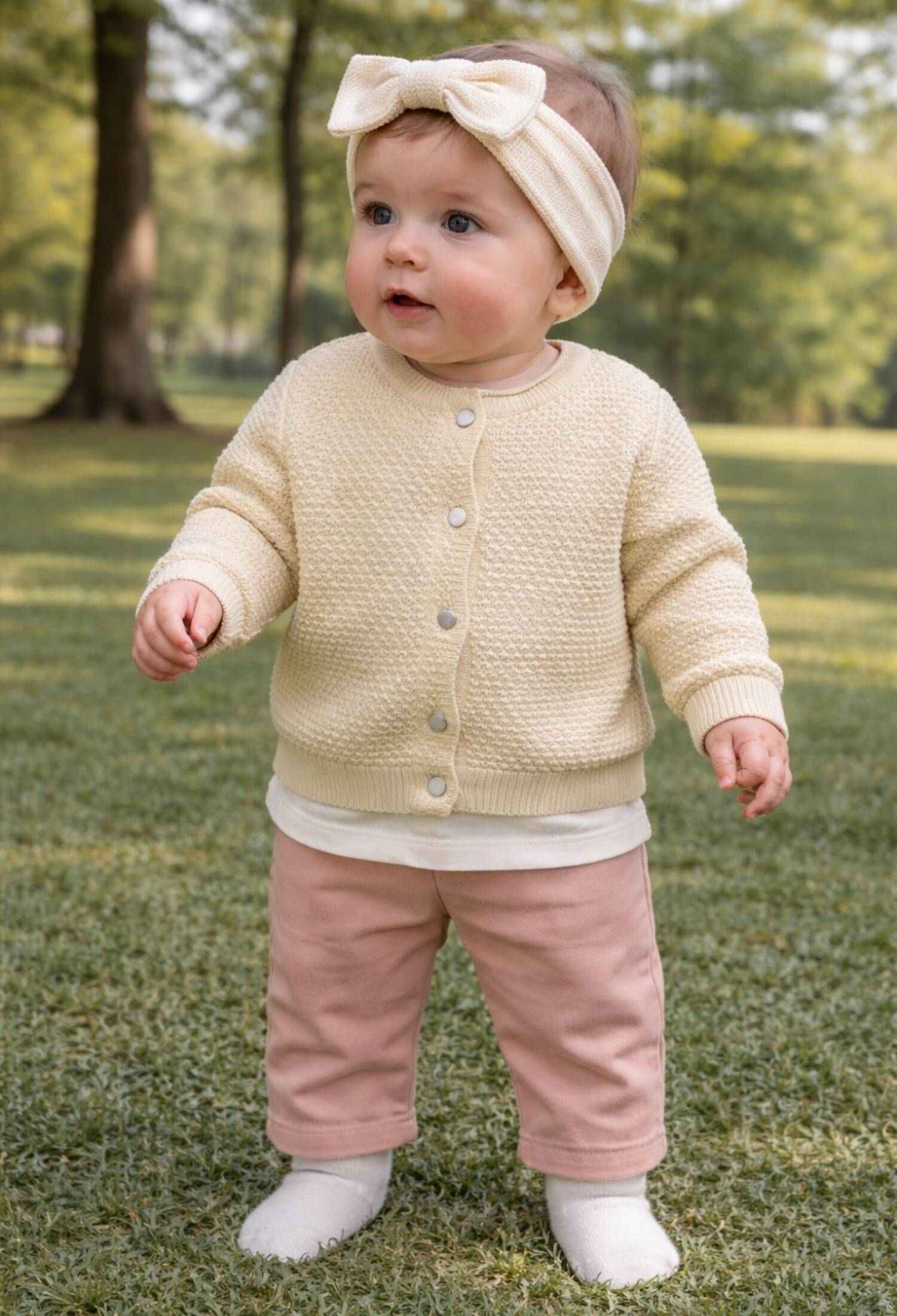 Baby Girl Set of 3 - 1040 - Brand: Has Bereket - Kids & Bby Clothes From Peralane Kids Turkey