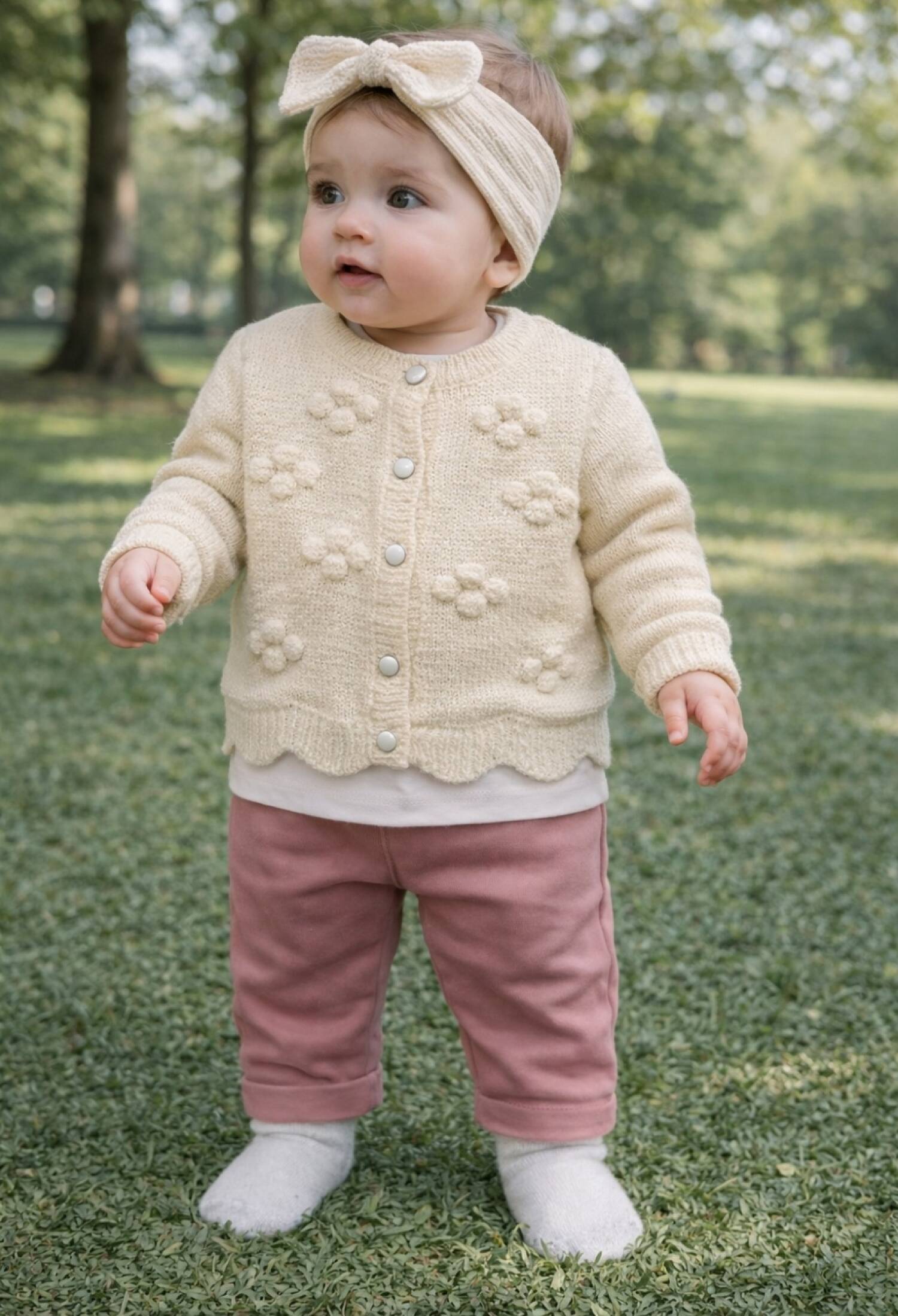 Baby Girl Set of 3 - 1041 - Brand: Has Bereket - Kids & Bby Clothes From Peralane Kids Turkey