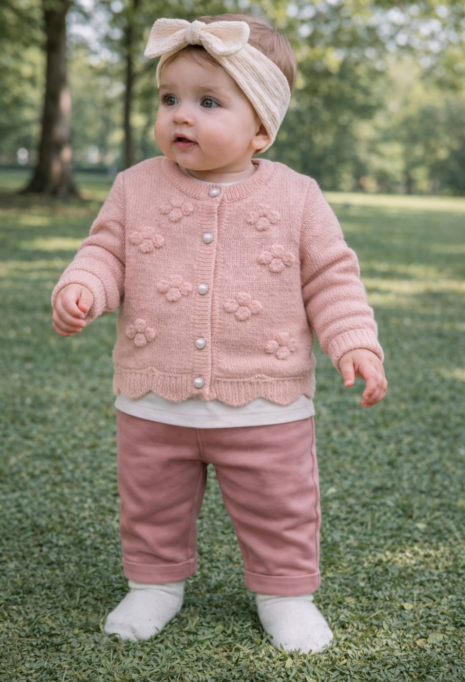 Baby Girl Set of 3 - 1041 - Brand: Has Bereket - Kids & Bby Clothes From Peralane Kids Turkey