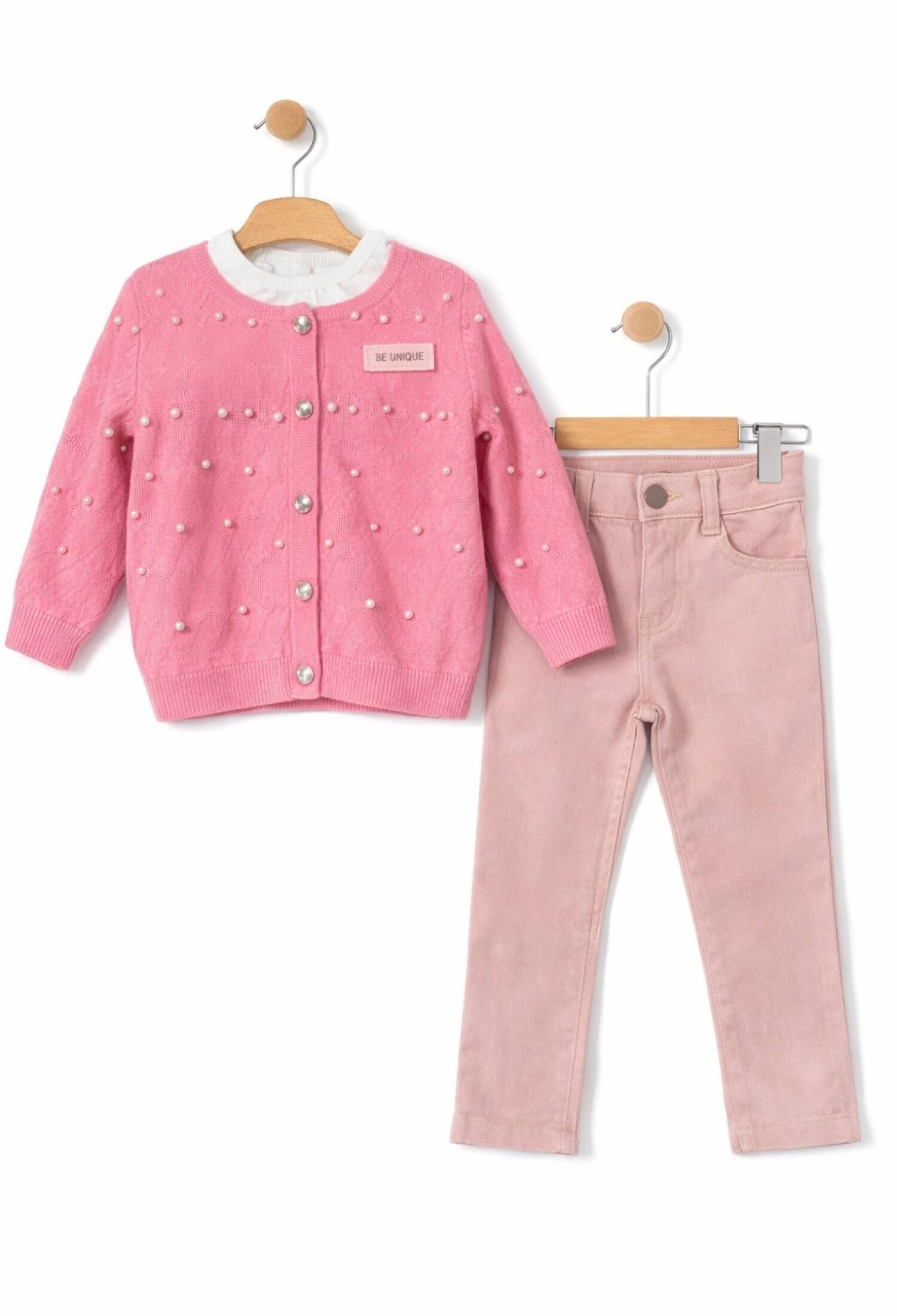 Girls' Two-Piece Set - 1048 - Brand: Has Bereket - Kids & Bby Clothes From Peralane Kids Turkey
