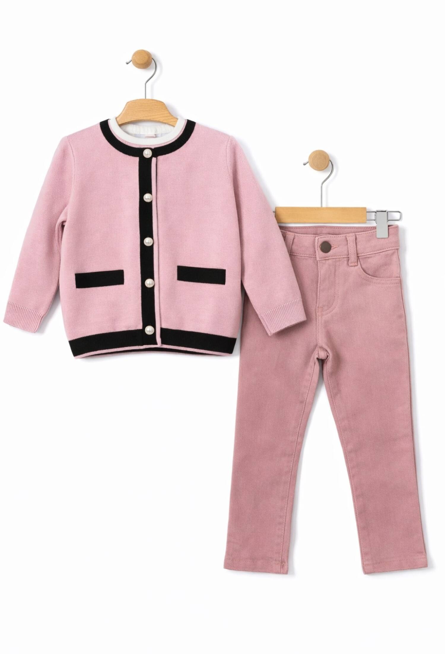 Girls' Two-Piece Set - 1050 - Brand: Has Bereket - Kids & Bby Clothes From Peralane Kids Turkey