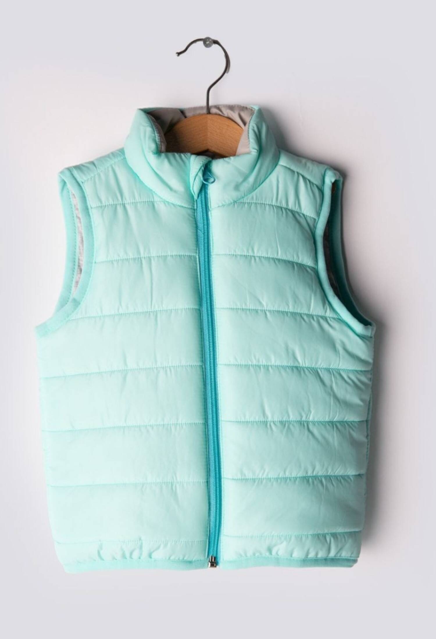 Padded Vest Mint Green