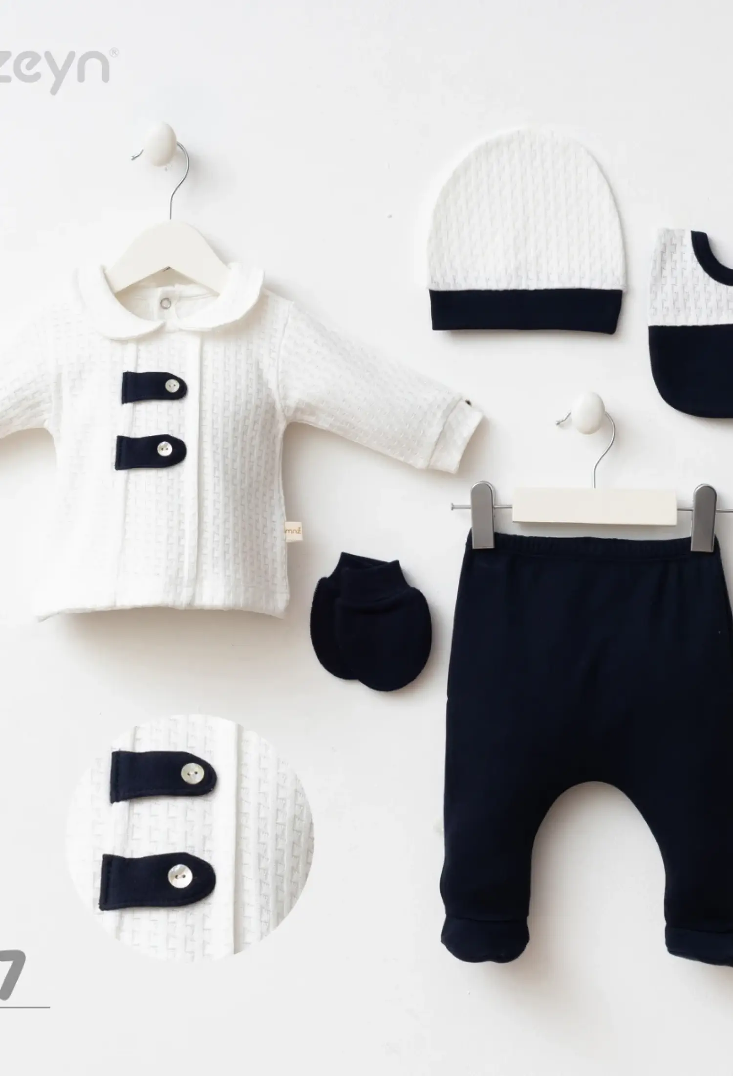 Baby 5 Piece Set Indigo