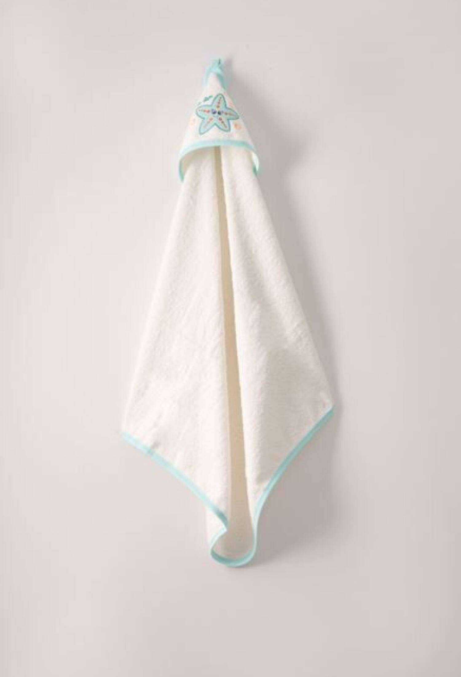 75x80 Baby Bath Towel Ramel Kids 1072-302 Cream