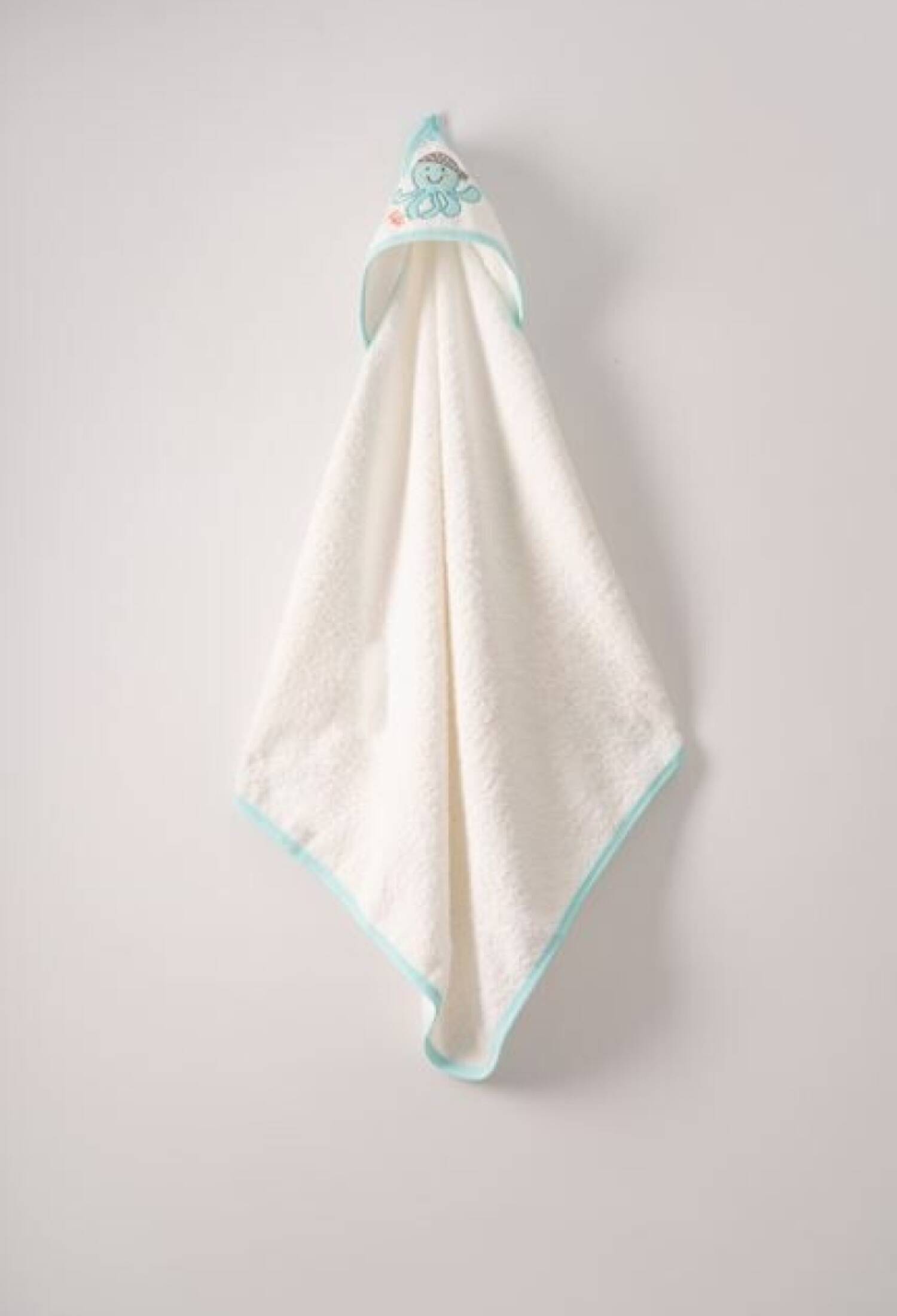 75x80 Baby Bath Towel Ramel Kids 1072-303 Cream