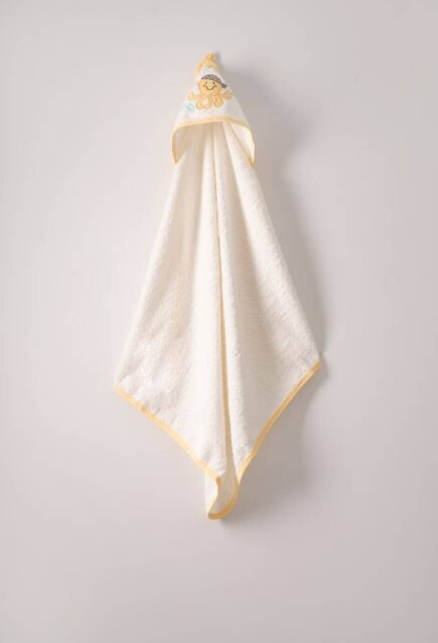 75x80 Baby Bath Towel Ramel Kids 1072-303 Cream