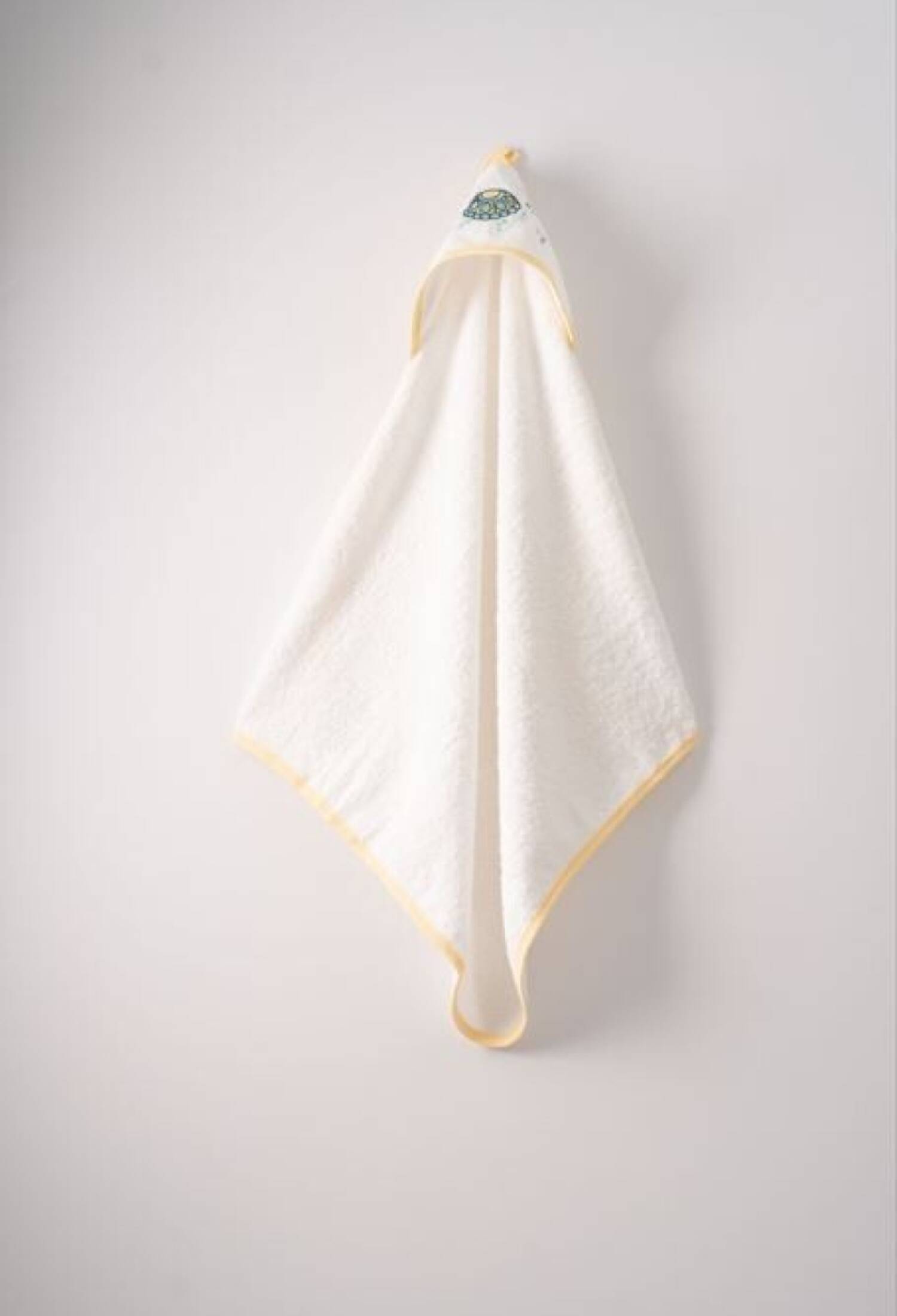 75x80 Baby Bath Towel Ramel Kids 1072-305 Cream