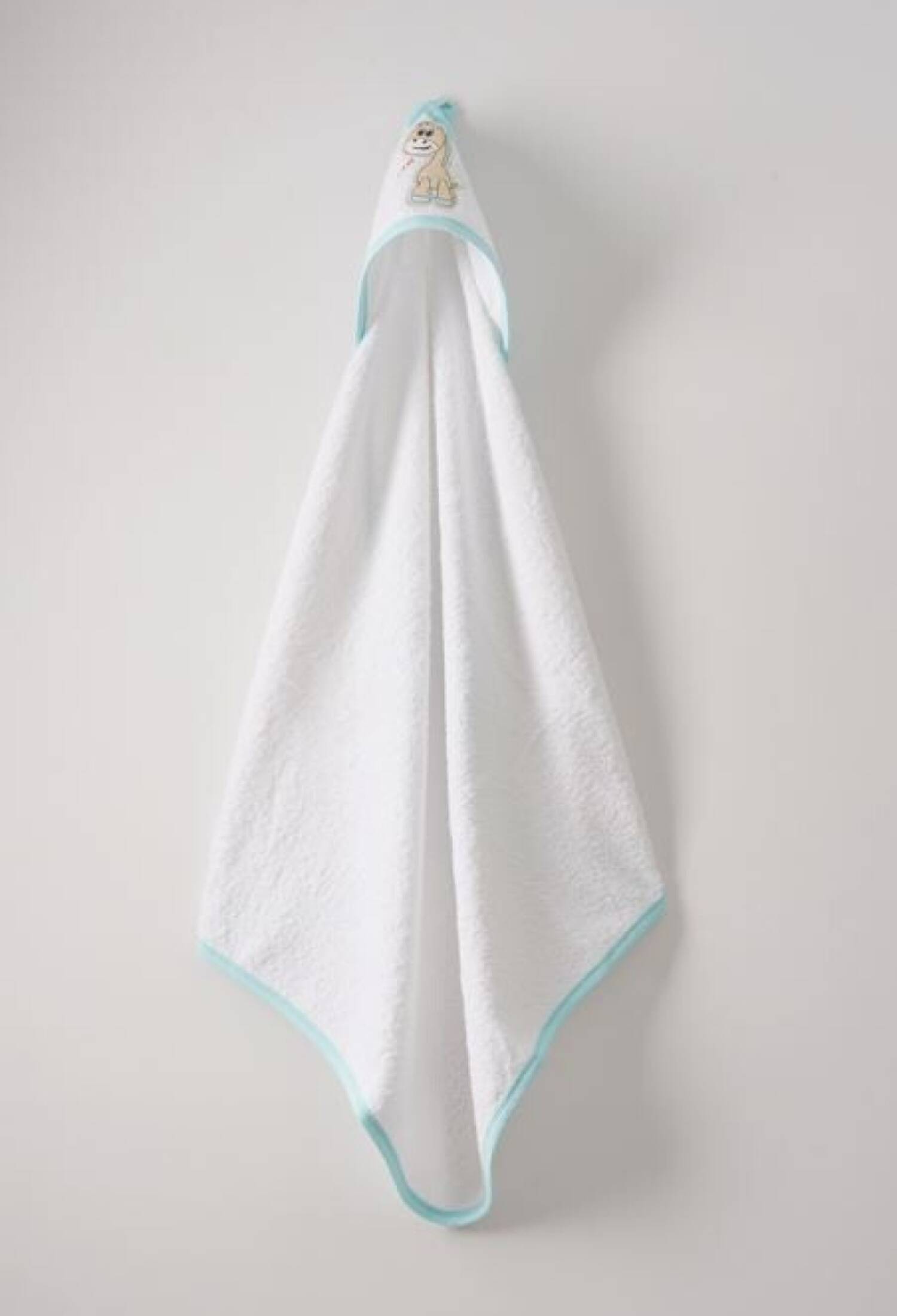 75x80 Baby Bath Towel Ramel Kids 1072-421 WHITE