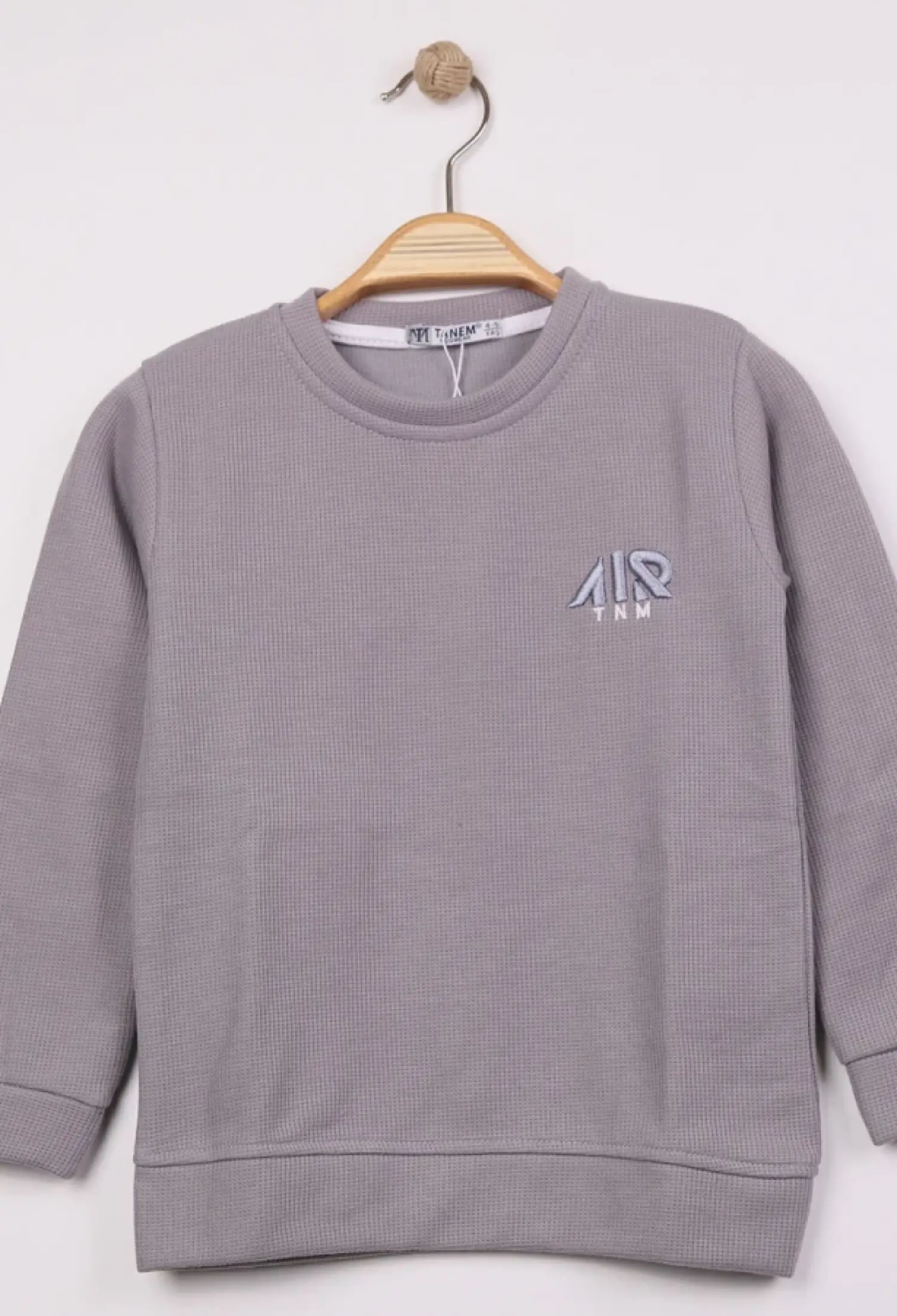 Air Nakışlı Waffle Jakarlı Erkek Sweat Şardonlu 2 İp - Brand: TANEM KİDS - Kids & Bby Clothes From Peralane Kids Turkey