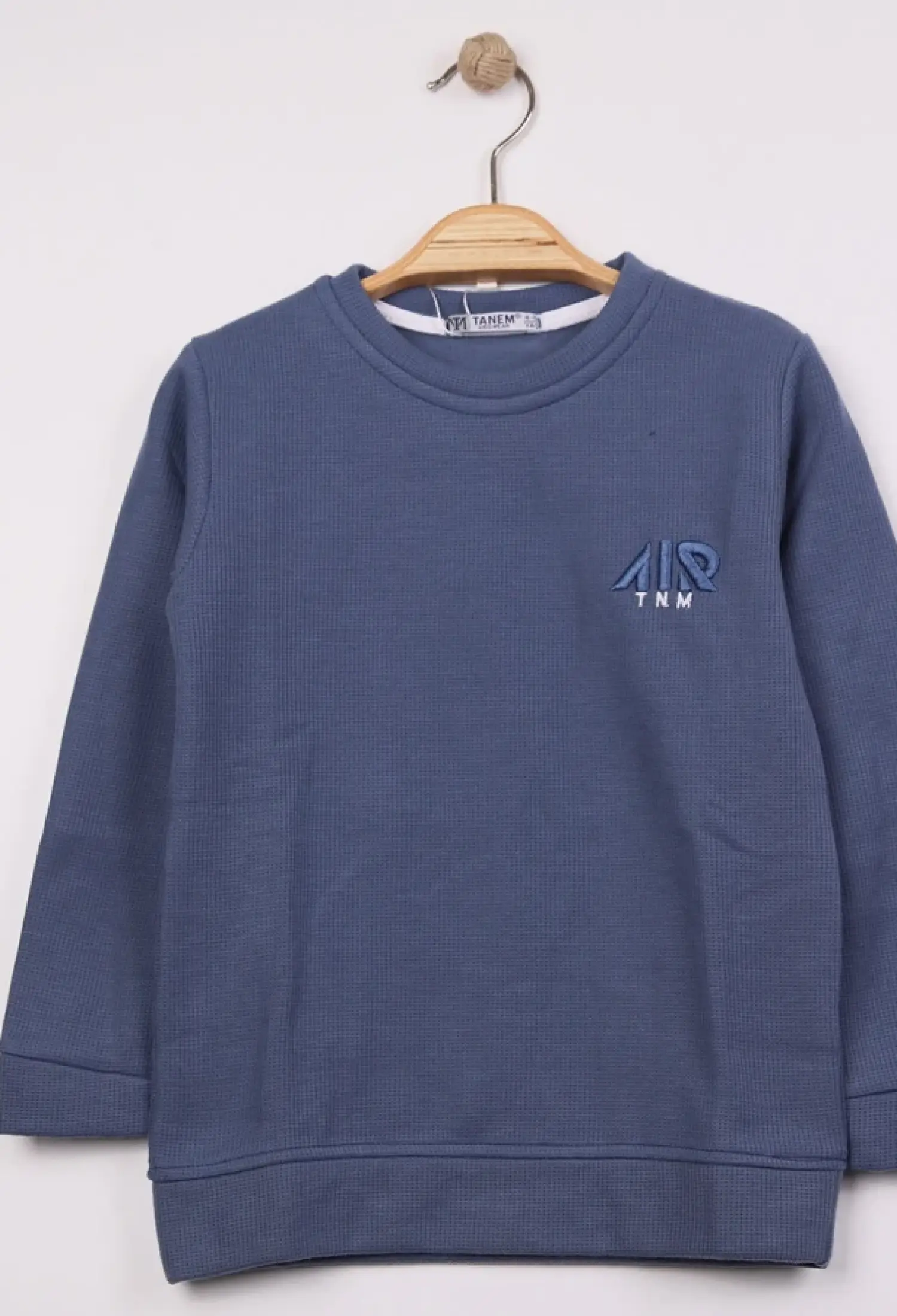 Air Nakışlı Waffle Jakarlı Erkek Sweat Şardonlu 2 İp - Brand: TANEM KİDS - Kids & Bby Clothes From Peralane Kids Turkey