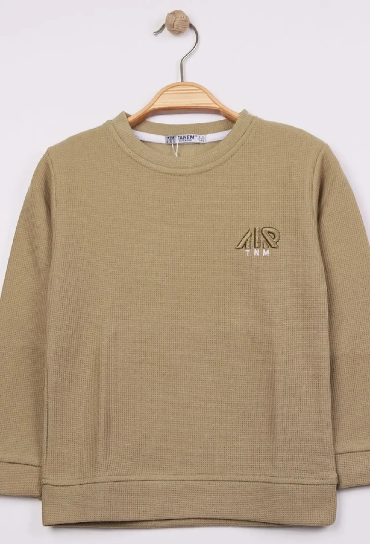 Air Nakışlı Waffle Jakarlı Erkek Sweat Şardonlu 2 İp - Brand: TANEM KİDS - Kids & Bby Clothes From Peralane Kids Turkey