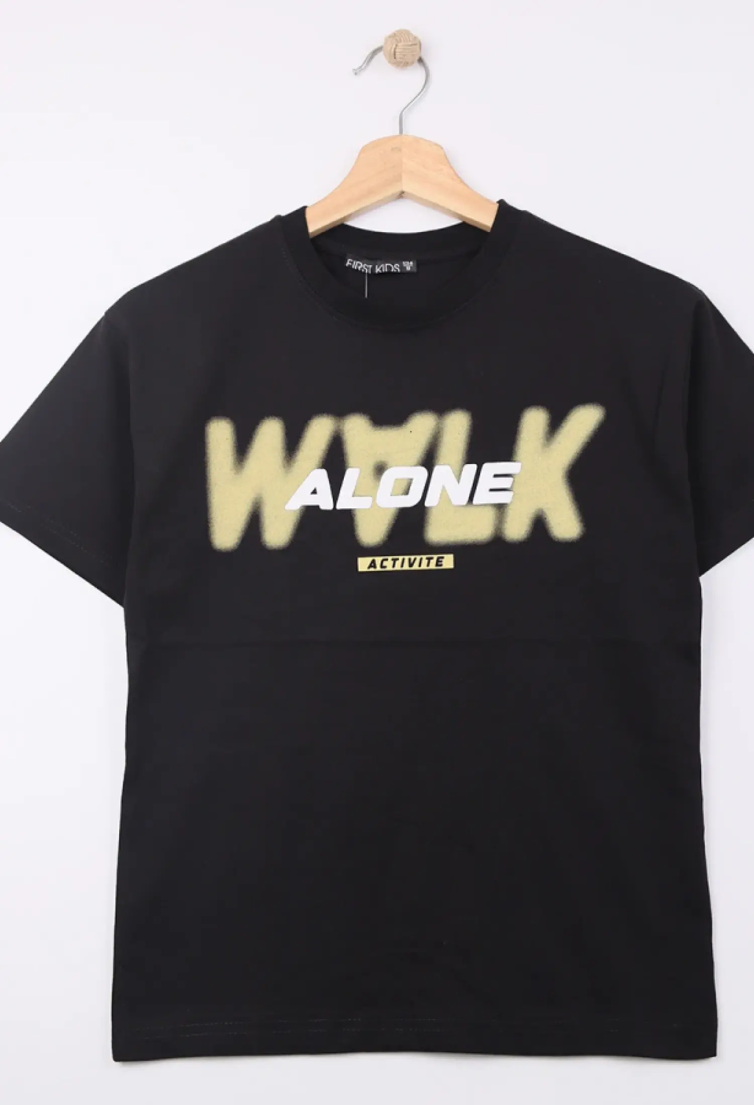 Alone Baskılı Erkek Tişört - Brand: FİRST KİDS - Kids & Bby Clothes From Peralane Kids Turkey