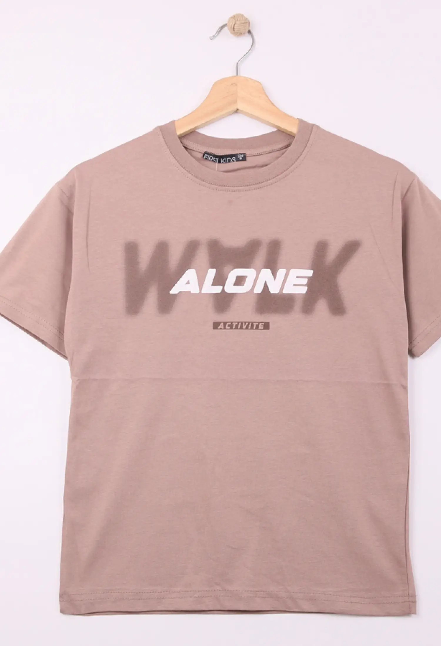 Alone Baskılı Erkek Tişört - Brand: FİRST KİDS - Kids & Bby Clothes From Peralane Kids Turkey