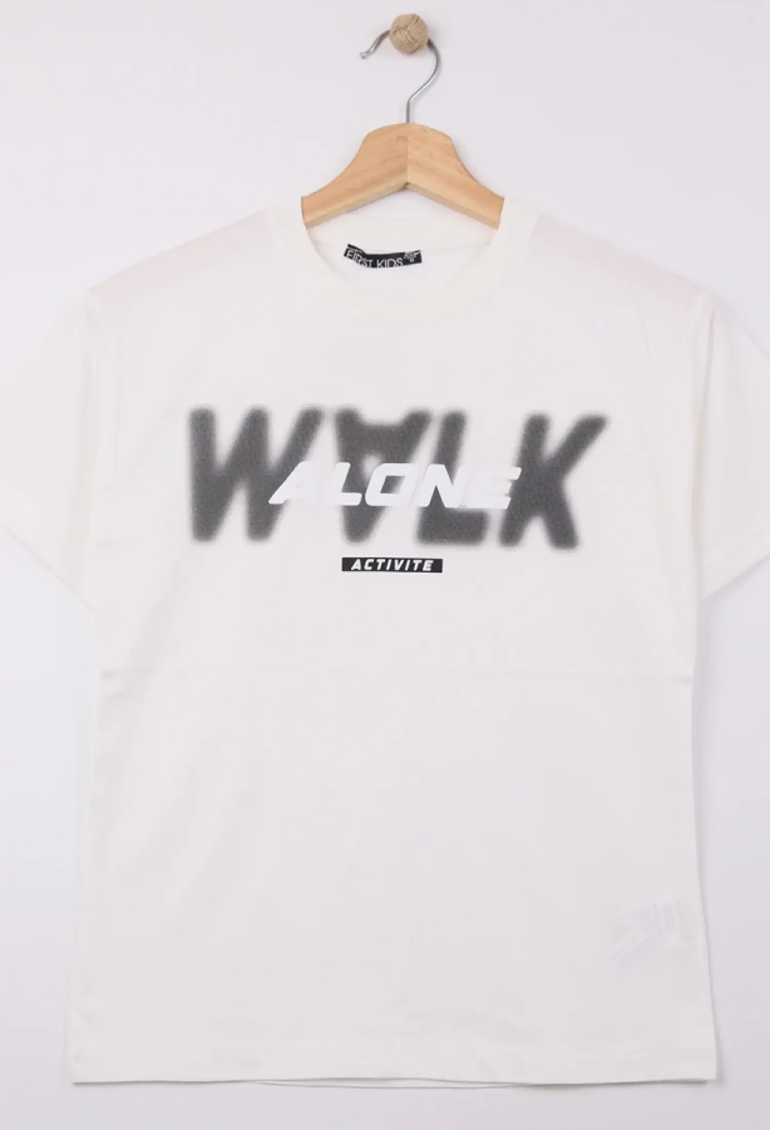 Alone Baskılı Erkek Tişört - Brand: FİRST KİDS - Kids & Bby Clothes From Peralane Kids Turkey