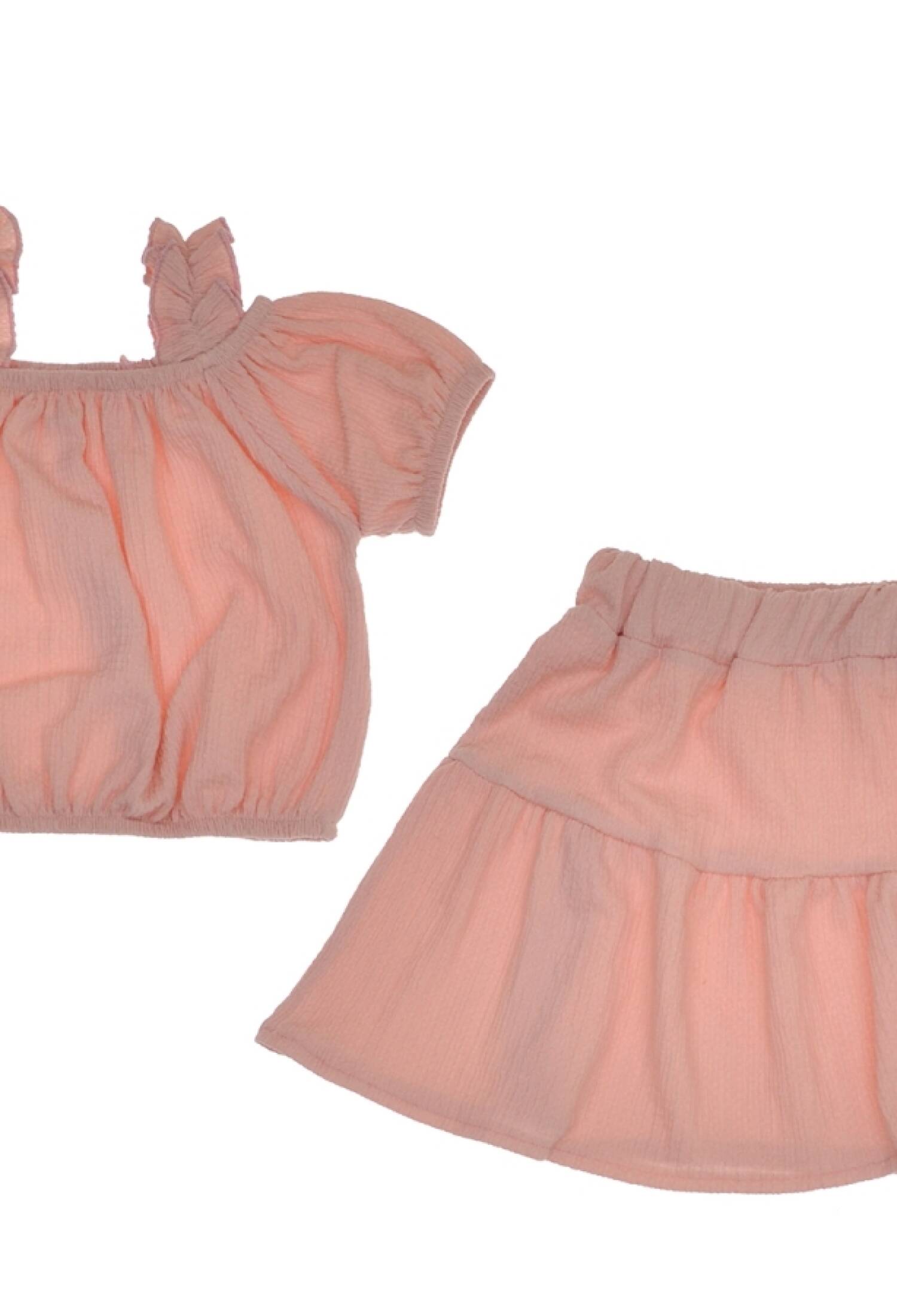Askılı Bürümcük Kız Takım - Brand: LYRA KİDS - Kids & Bby Clothes From Peralane Kids Turkey