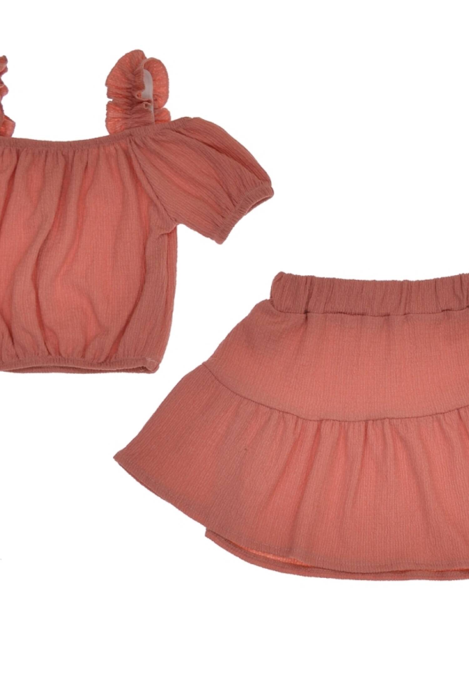 Strappy Crinkle Girl's Set