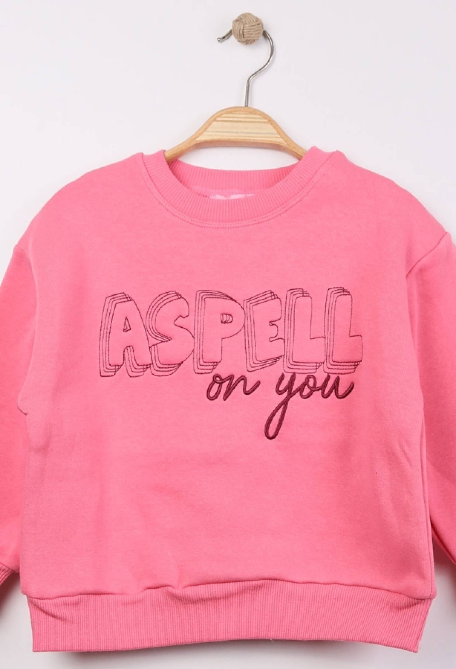 Aspell Baskılı Kız Sweat Şardonlu 3 ip - Brand: FİRST KİDS - Kids & Bby Clothes From Peralane Kids Turkey