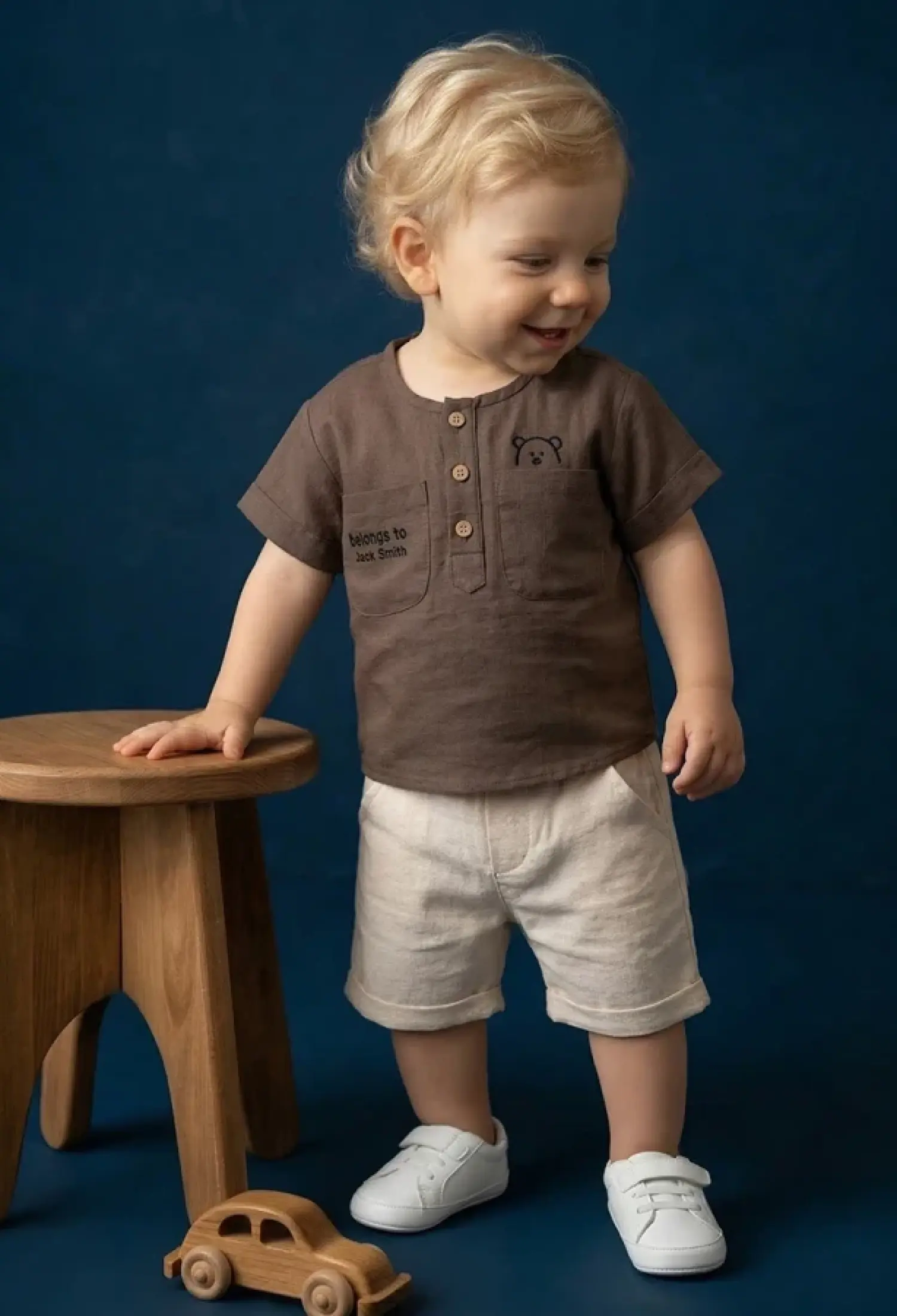 Ayıcık Baskılı Erkek Bebe Takım - Brand: CANÖZ - Kids & Bby Clothes From Peralane Kids Turkey