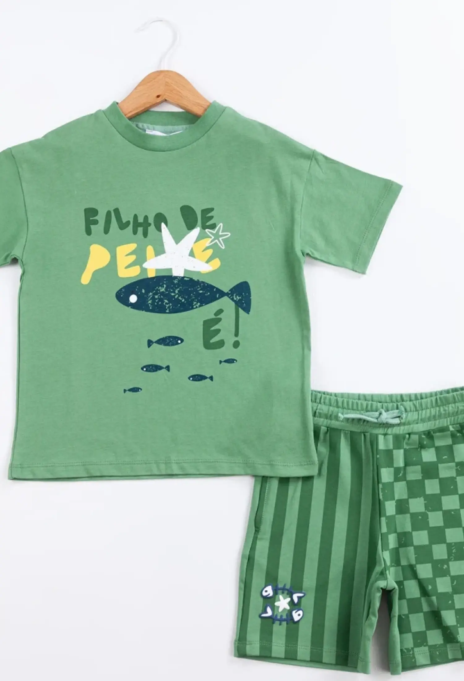 Balık Baskılı Erkek Takım - Brand: COMİX - Kids & Bby Clothes From Peralane Kids Turkey