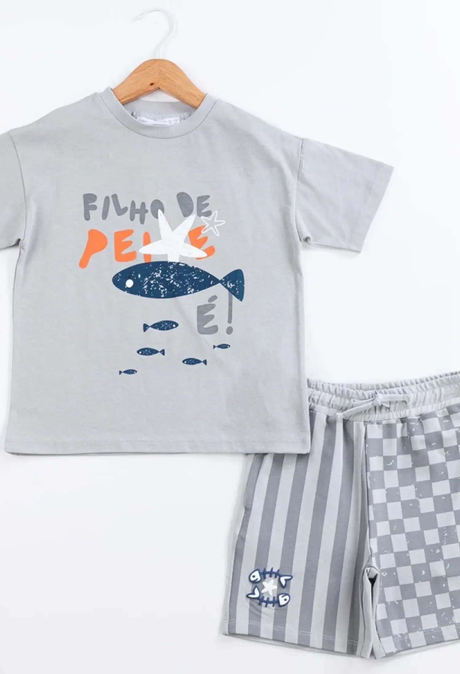 Balık Baskılı Erkek Takım - Brand: COMİX - Kids & Bby Clothes From Peralane Kids Turkey